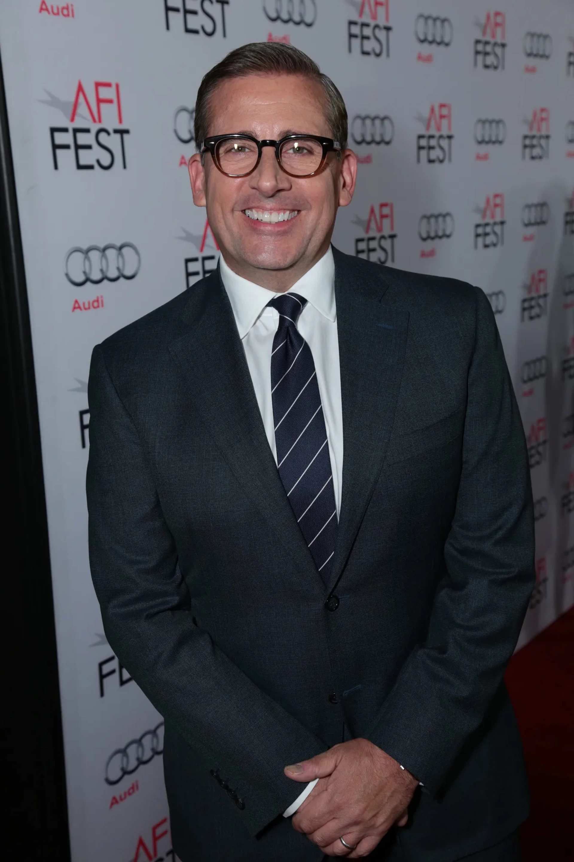 Steve Carell at an event for The Big Short (2015)