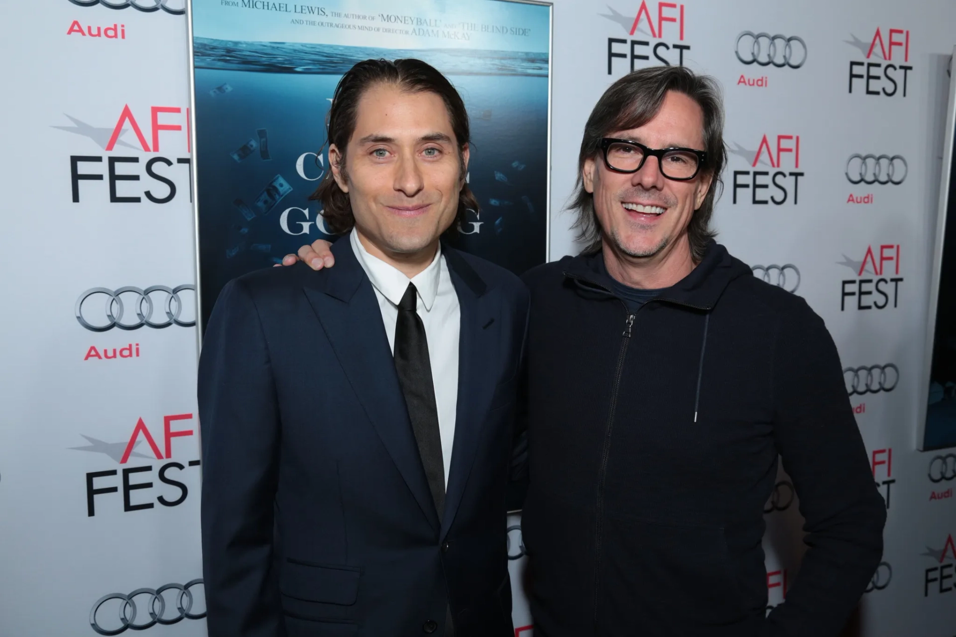 Charles Randolph and Jeremy Kleiner at an event for The Big Short (2015)