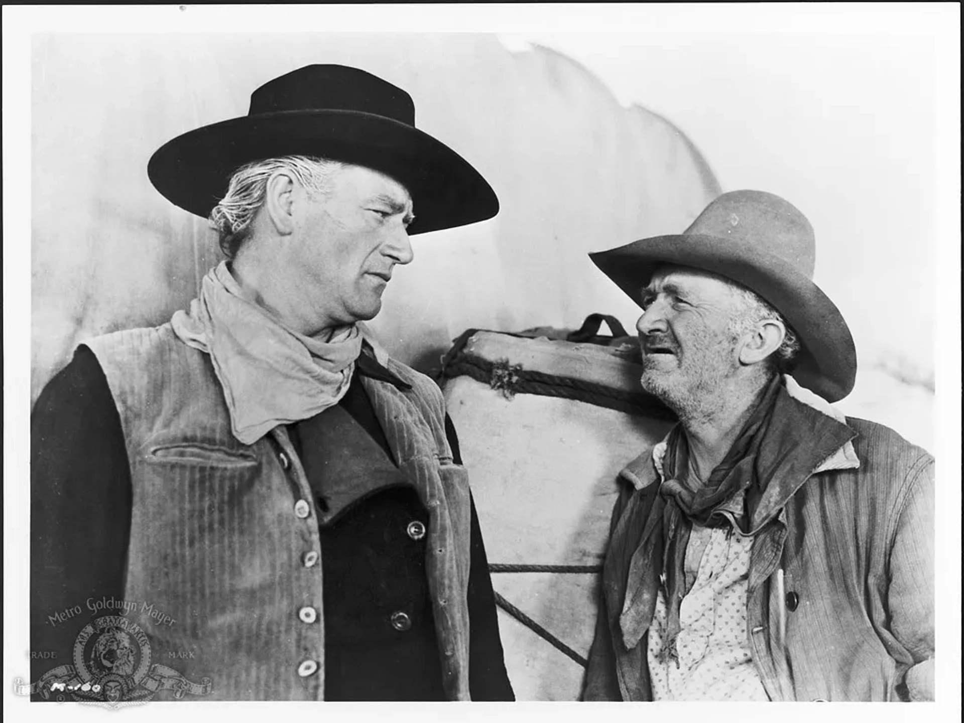 John Wayne and Walter Brennan in Red River (1948)