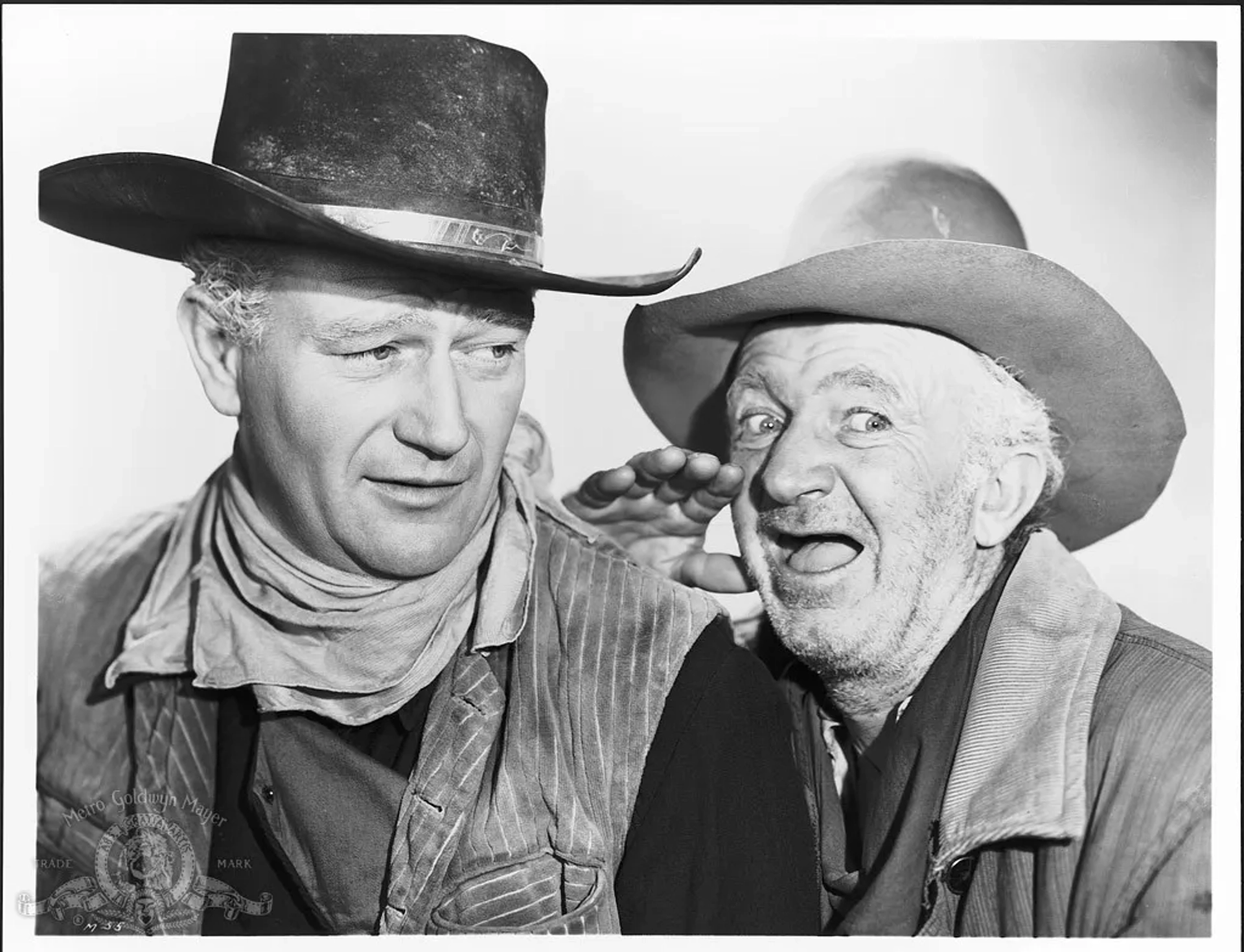 John Wayne and Walter Brennan in Red River (1948)