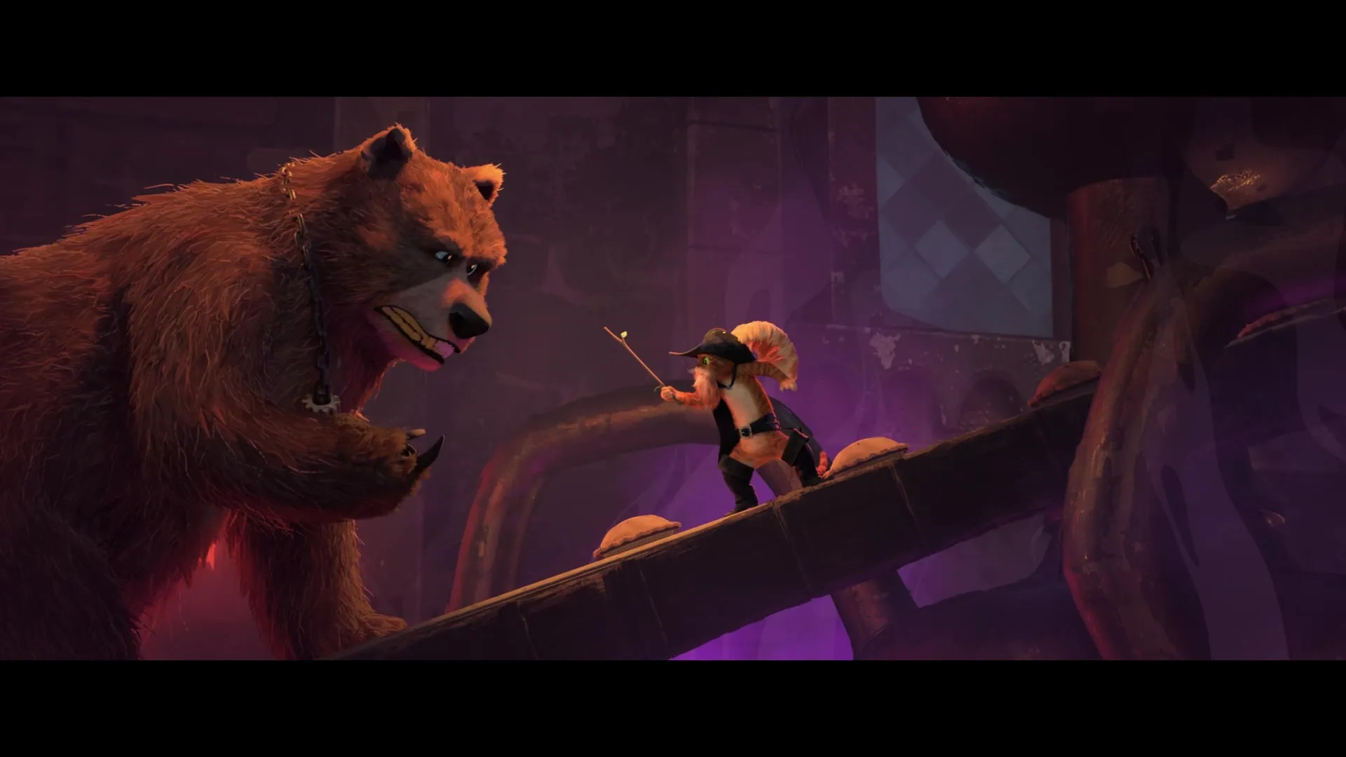 Antonio Banderas and Samson Kayo in Puss in Boots: The Last Wish (2022)