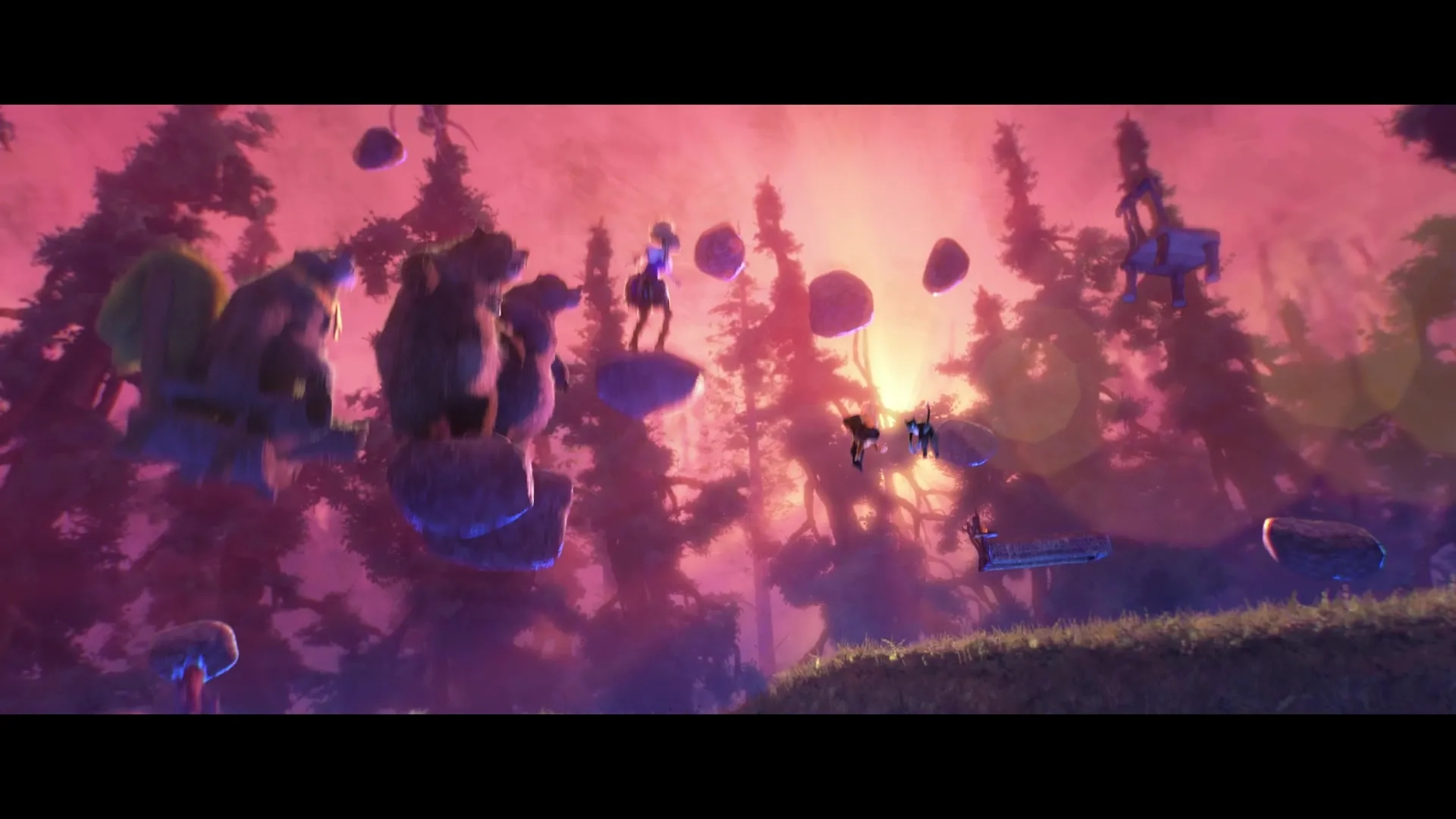 Antonio Banderas, Salma Hayek, Ray Winstone, Olivia Colman, Samson Kayo, and Florence Pugh in Puss in Boots: The Last Wish (2022)