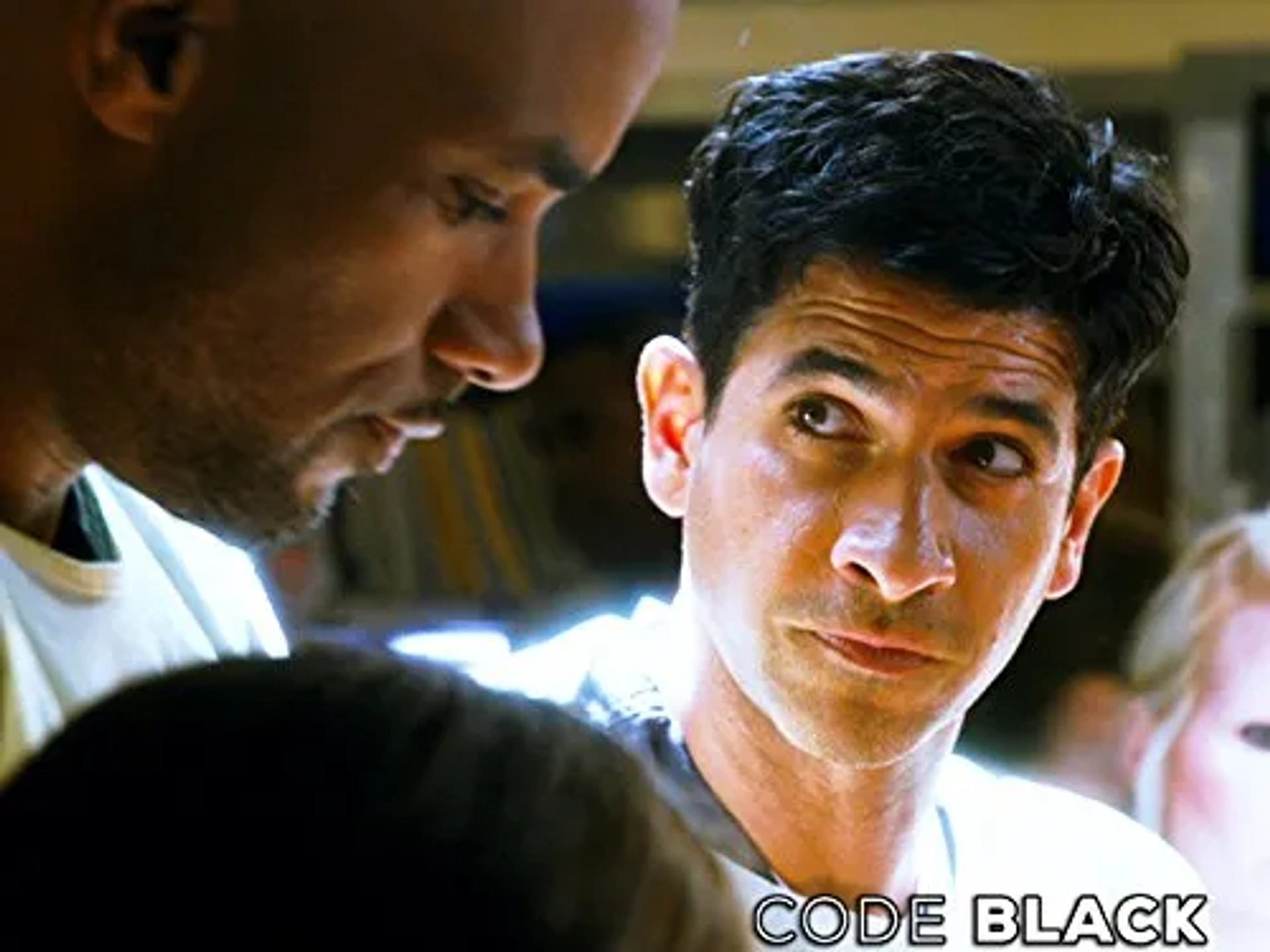 Boris Kodjoe and Raza Jaffrey in Code Black (2015)