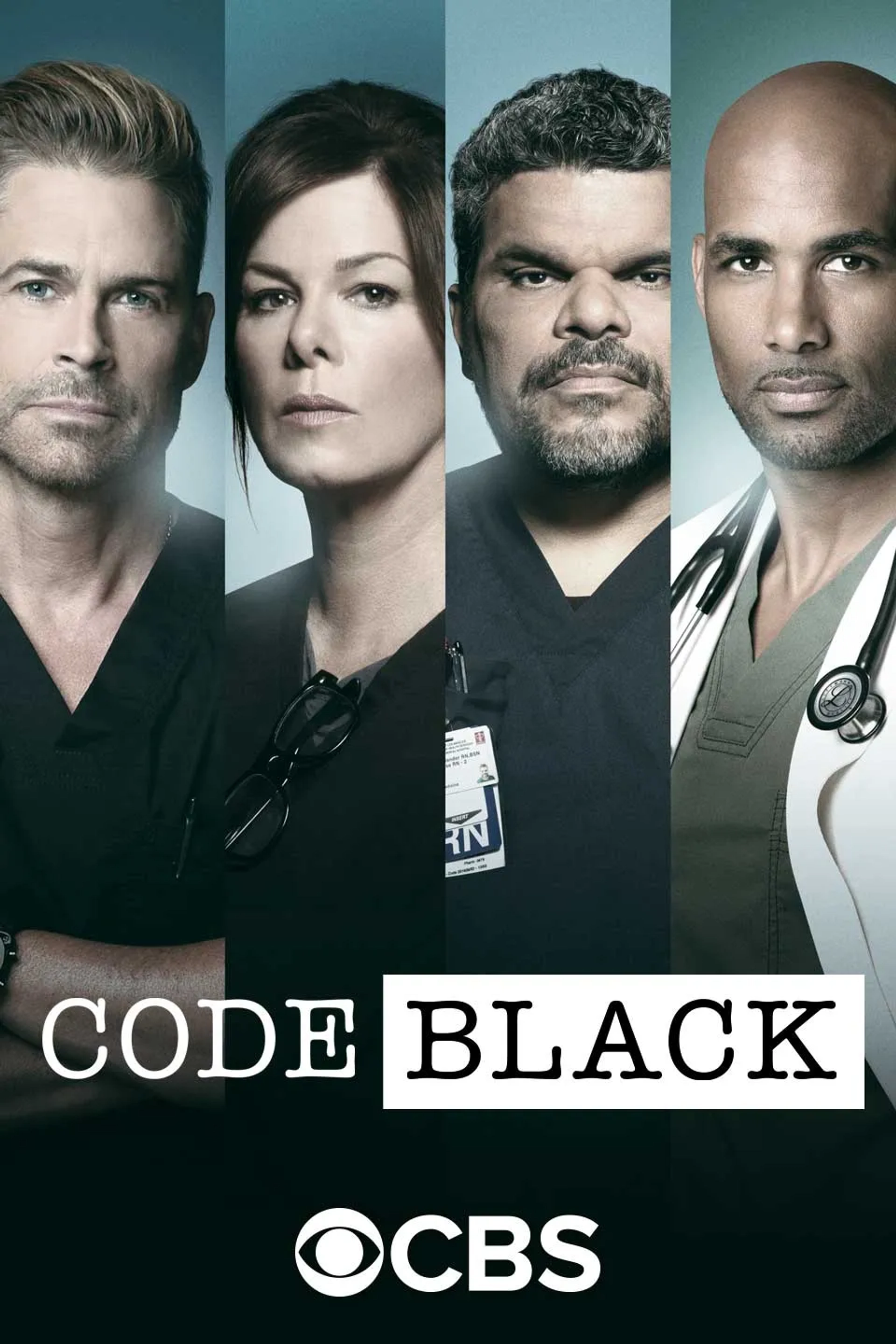 Rob Lowe, Marcia Gay Harden, Luis Guzmán, and Boris Kodjoe in Code Black (2015)