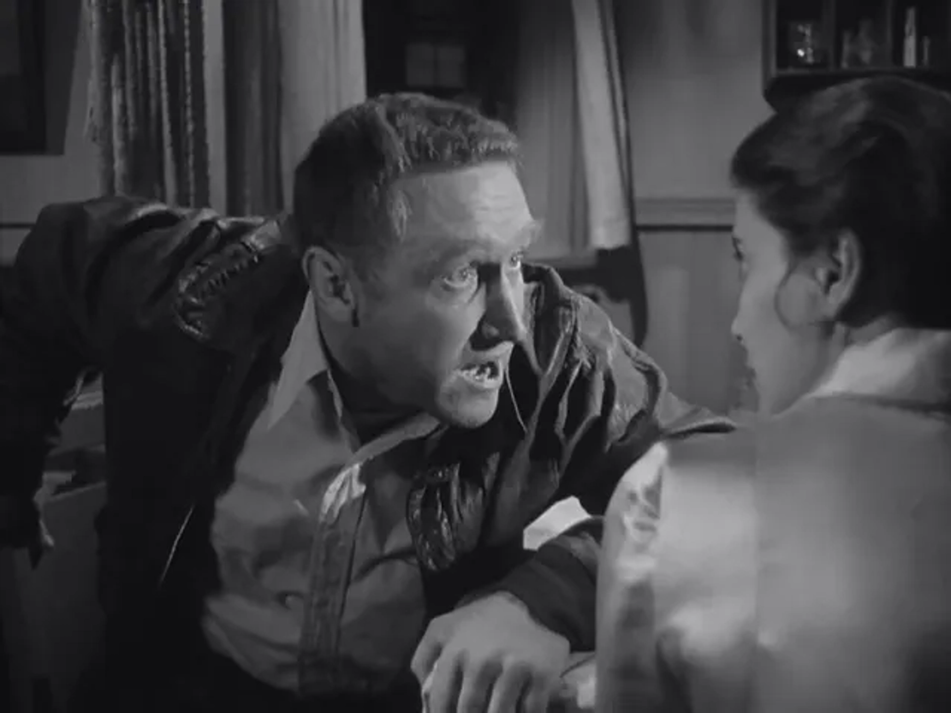 Teresa Celli and James Whitmore in The Asphalt Jungle (1950)