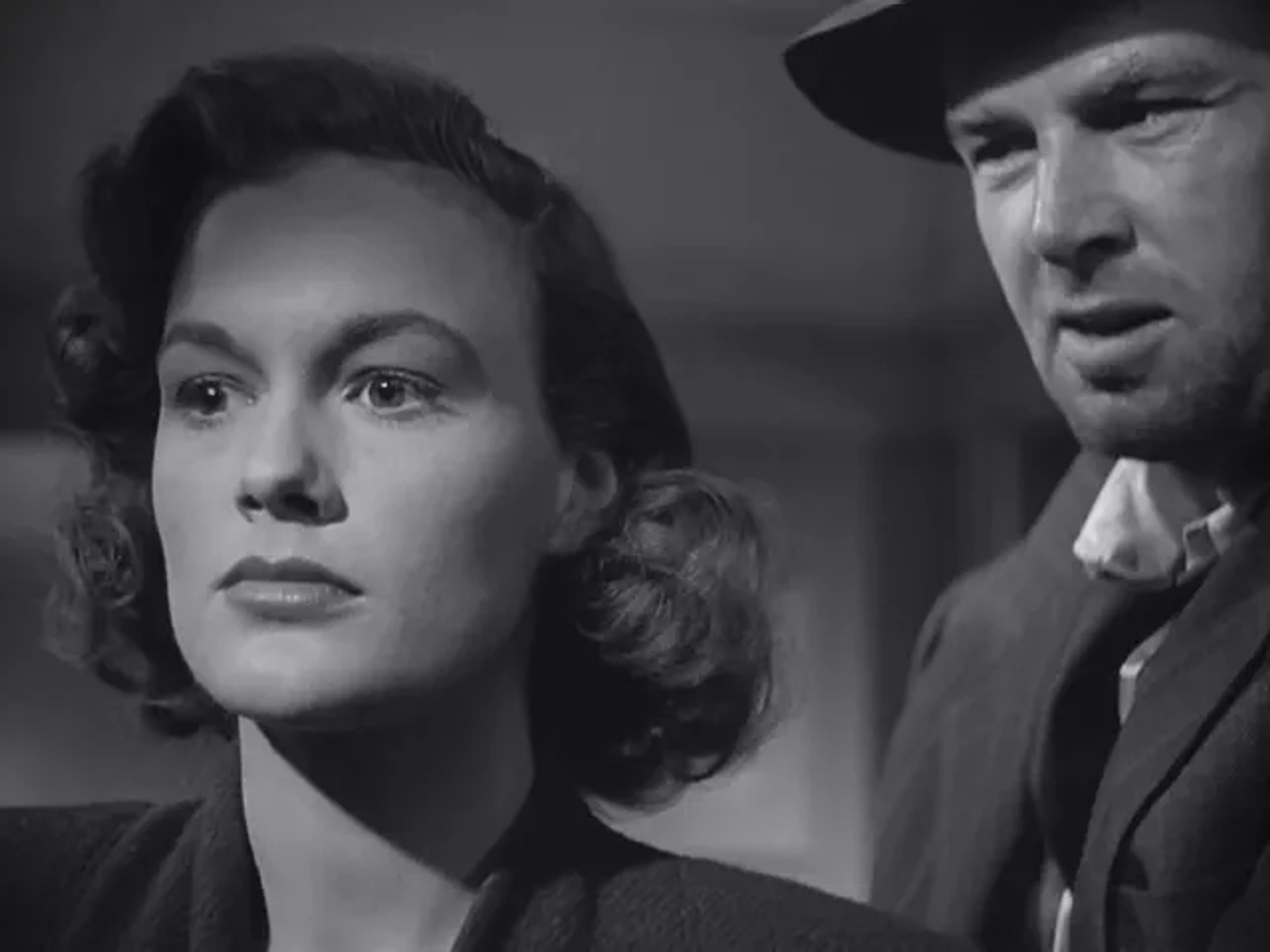 Sterling Hayden and Jean Hagen in The Asphalt Jungle (1950)