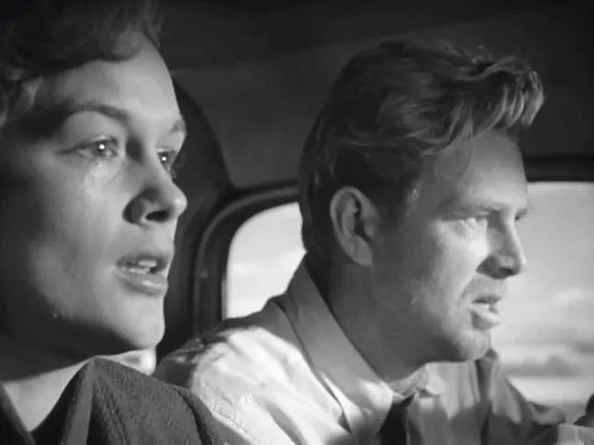 Sterling Hayden and Jean Hagen in The Asphalt Jungle (1950)