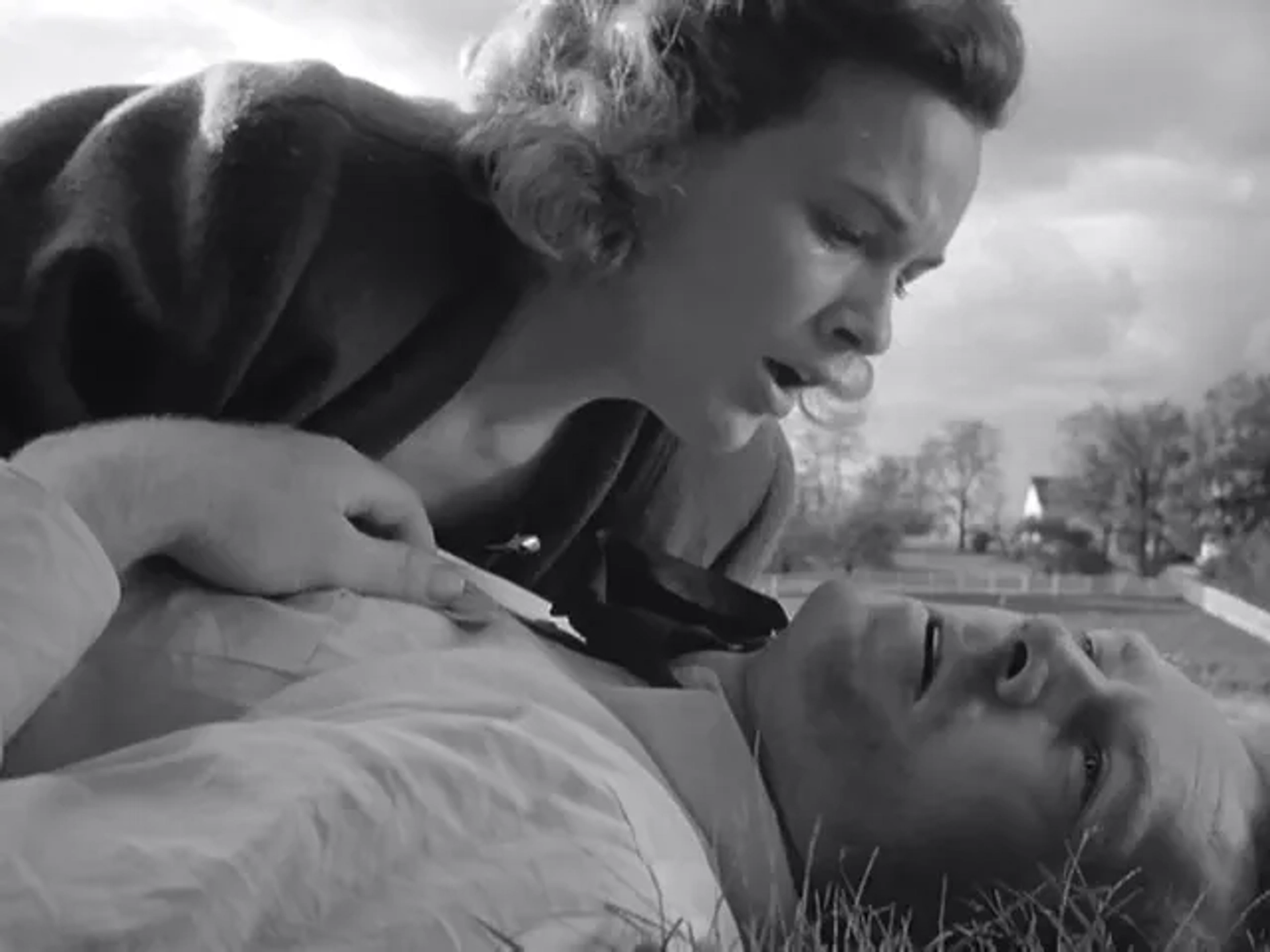 Sterling Hayden and Jean Hagen in The Asphalt Jungle (1950)