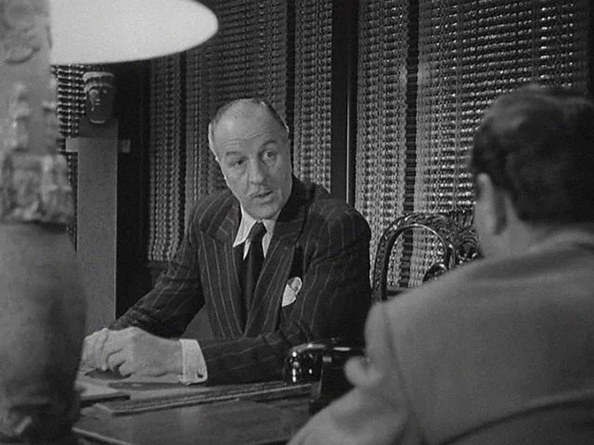 Louis Calhern and Brad Dexter in The Asphalt Jungle (1950)