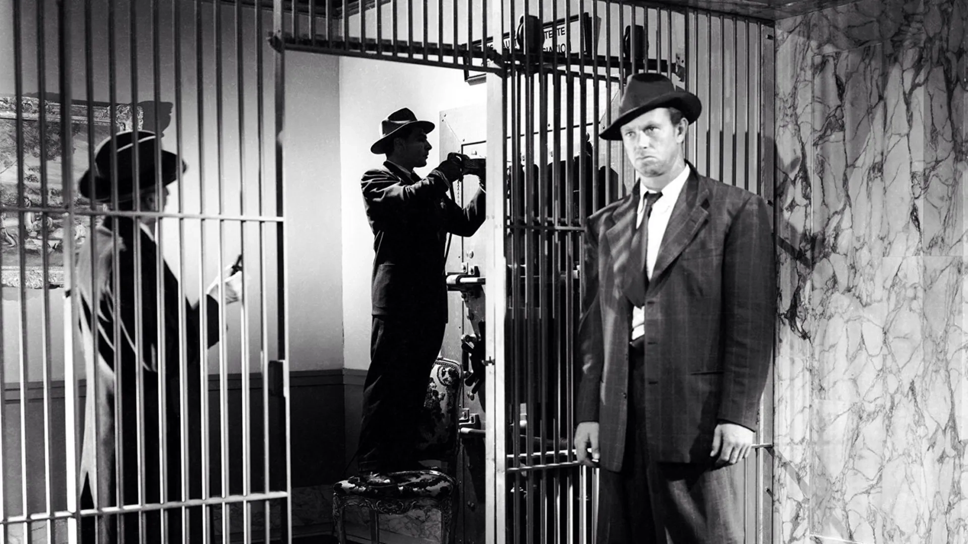 Sterling Hayden, Anthony Caruso, and Sam Jaffe in The Asphalt Jungle (1950)