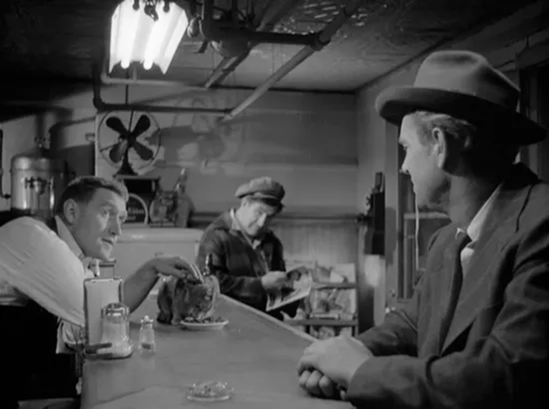 Sterling Hayden, Fred Graham, and James Whitmore in The Asphalt Jungle (1950)