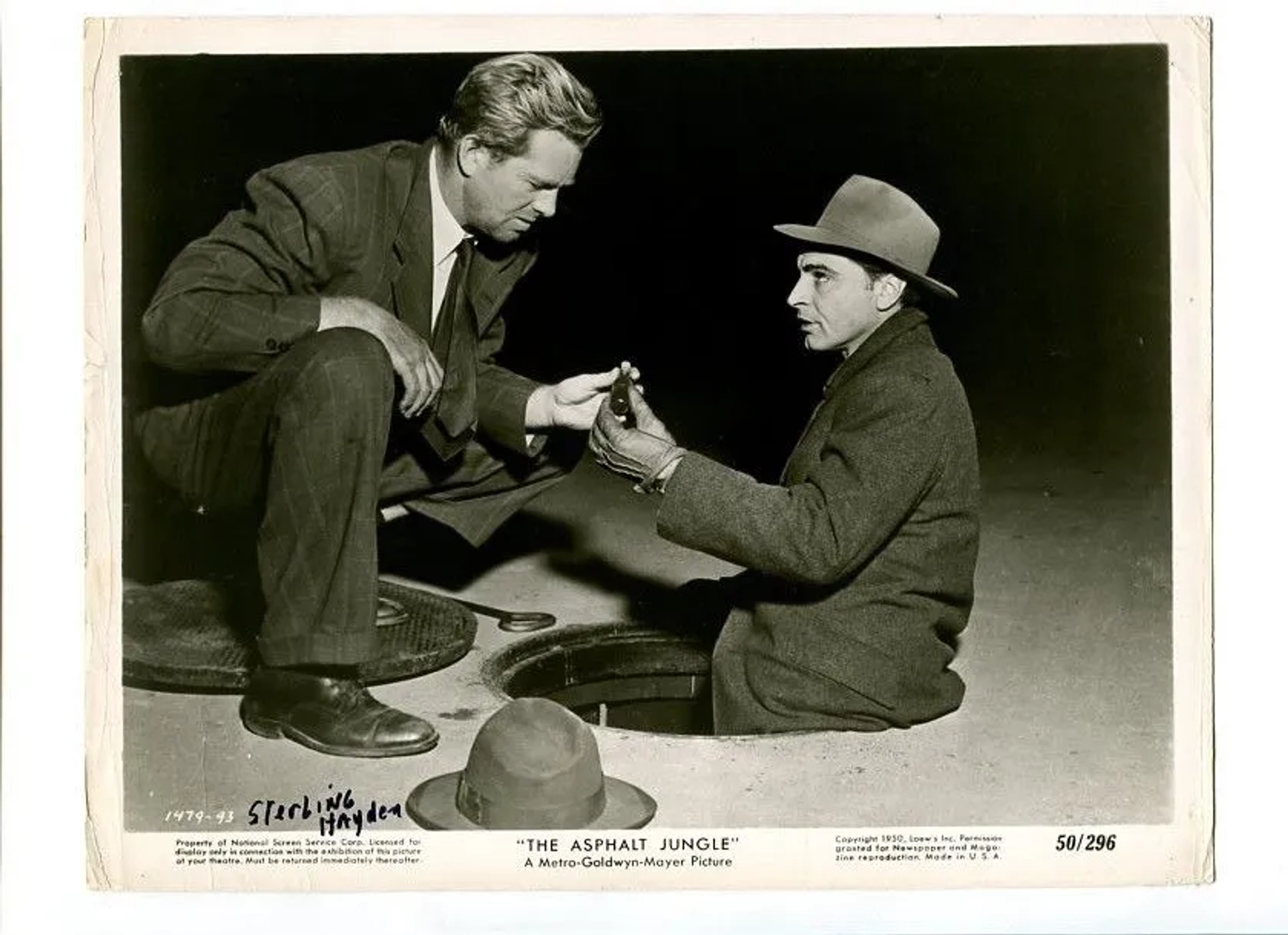 Sterling Hayden and Anthony Caruso in The Asphalt Jungle (1950)