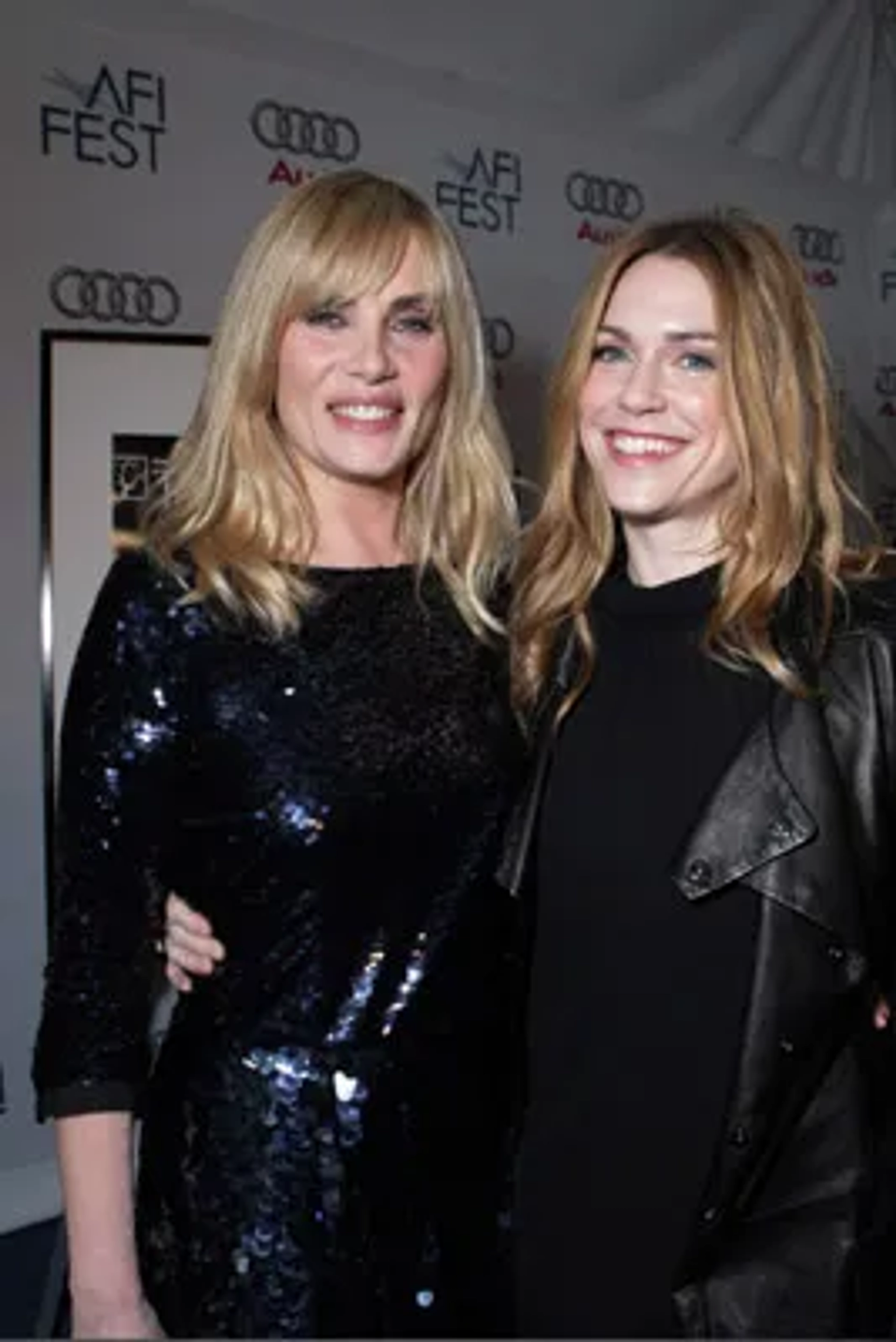 Marie-Josée Croze and Emmanuelle Seigner at an event for The Diving Bell and the Butterfly (2007)