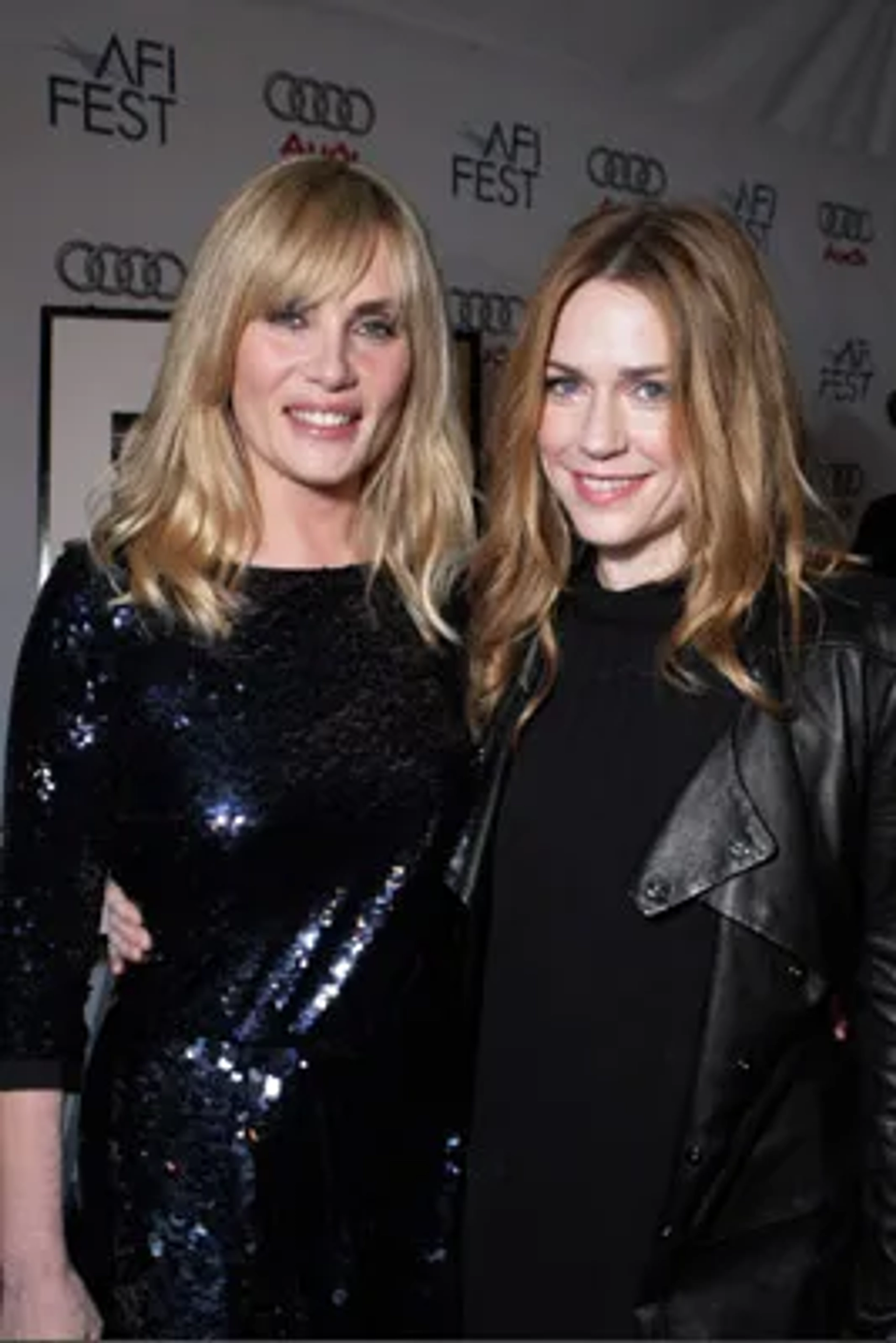 Marie-Josée Croze and Emmanuelle Seigner at an event for The Diving Bell and the Butterfly (2007)