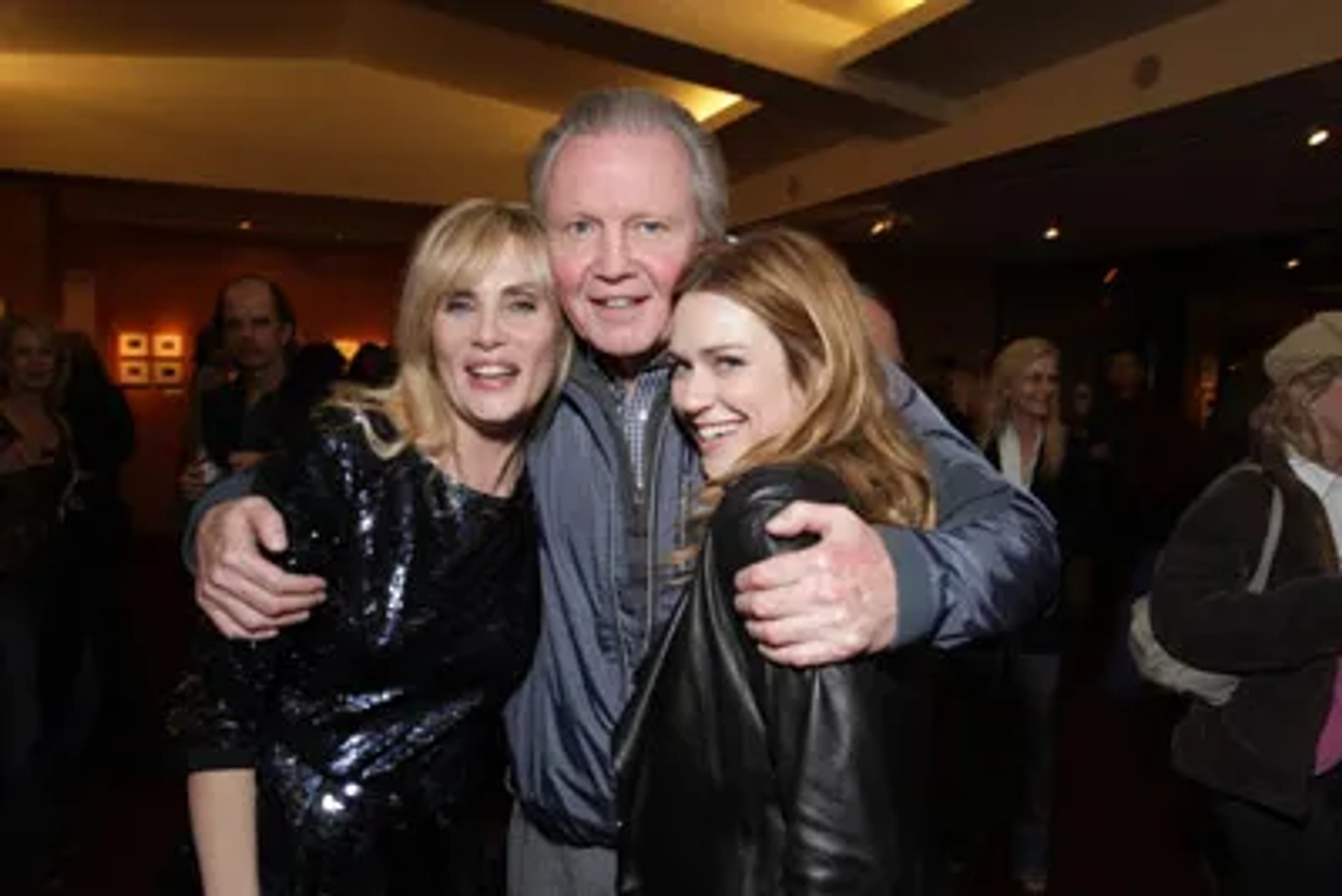 Jon Voight, Marie-Josée Croze, and Emmanuelle Seigner at an event for The Diving Bell and the Butterfly (2007)