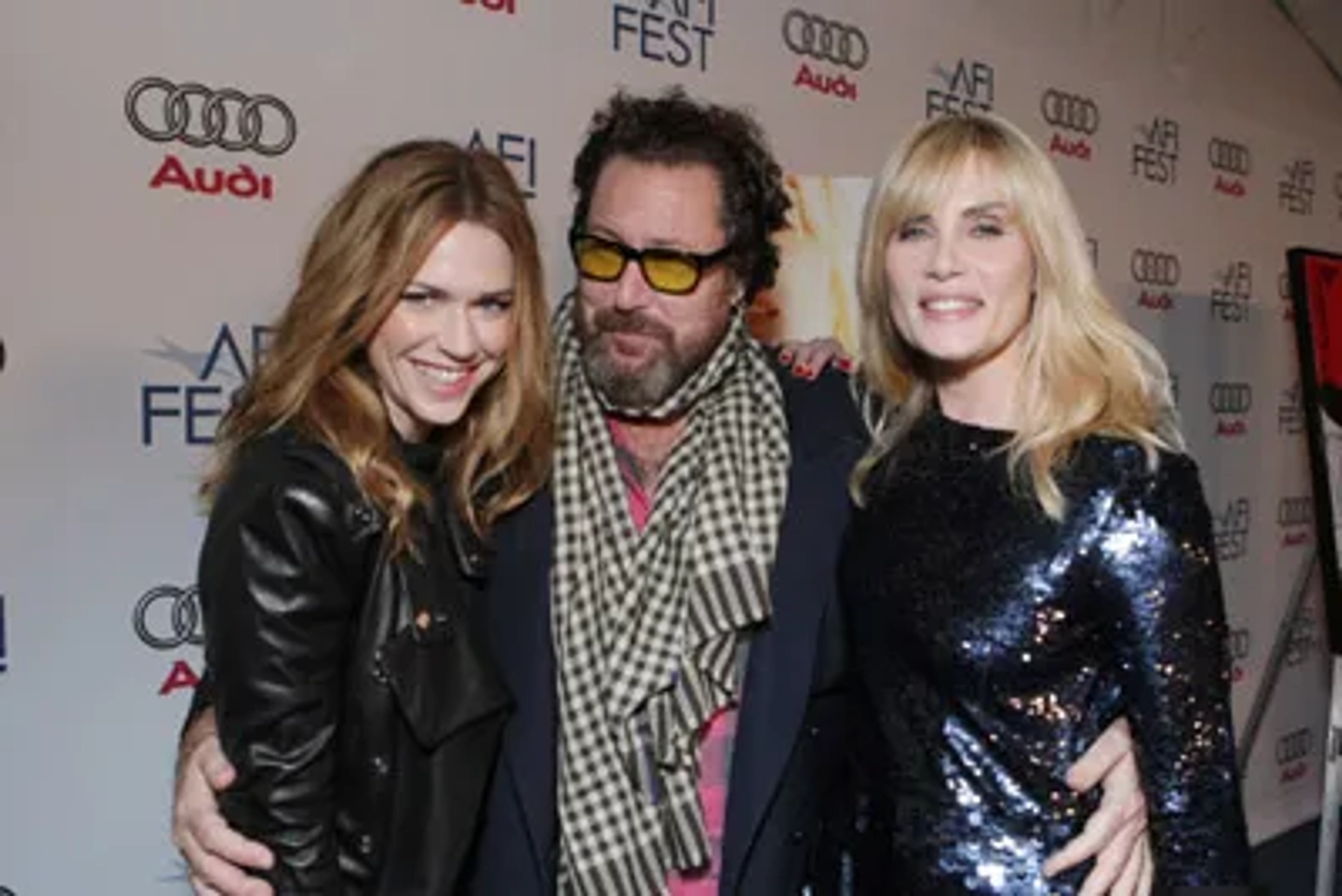 Marie-Josée Croze, Julian Schnabel, and Emmanuelle Seigner at an event for The Diving Bell and the Butterfly (2007)