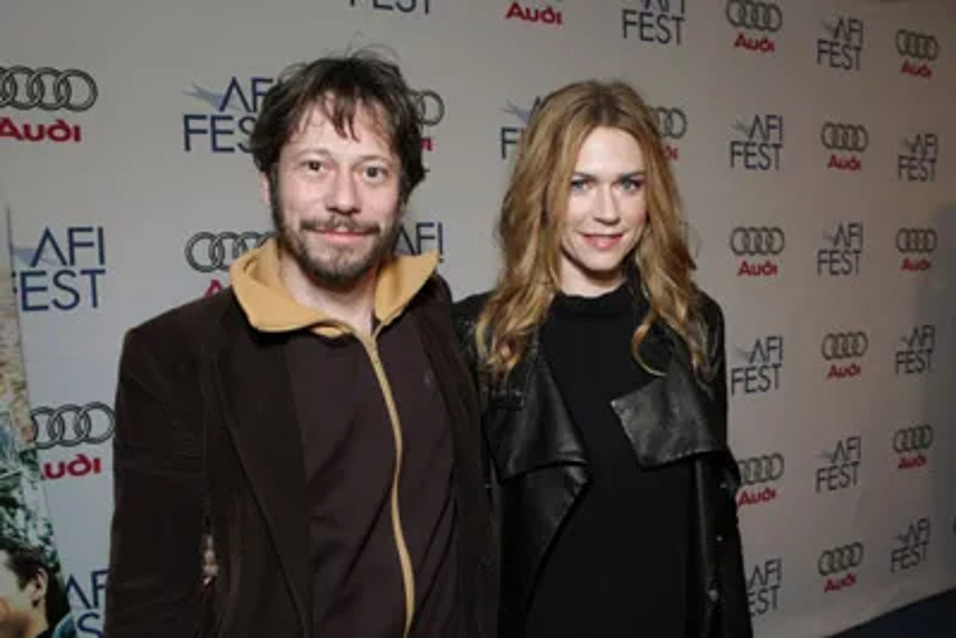 Mathieu Amalric and Marie-Josée Croze at an event for The Diving Bell and the Butterfly (2007)