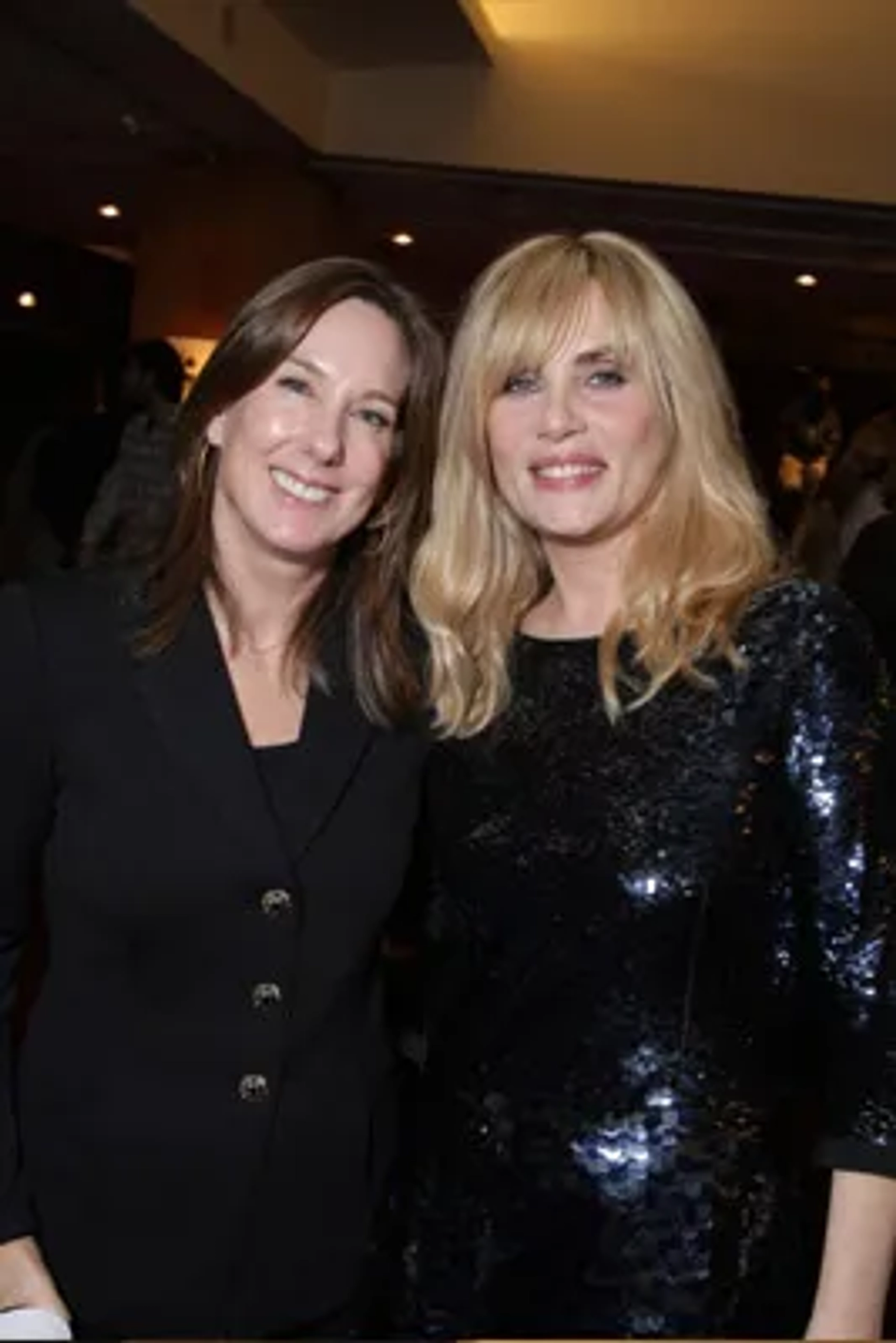 Kathleen Kennedy and Emmanuelle Seigner at an event for The Diving Bell and the Butterfly (2007)