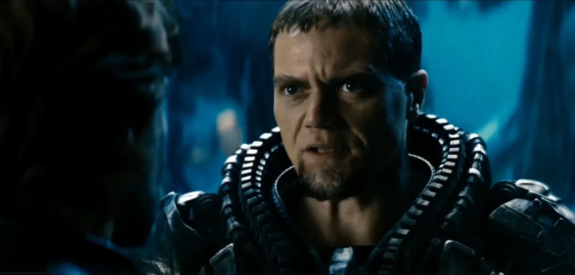 Russell Crowe and Michael Shannon in Man of Steel (2013)