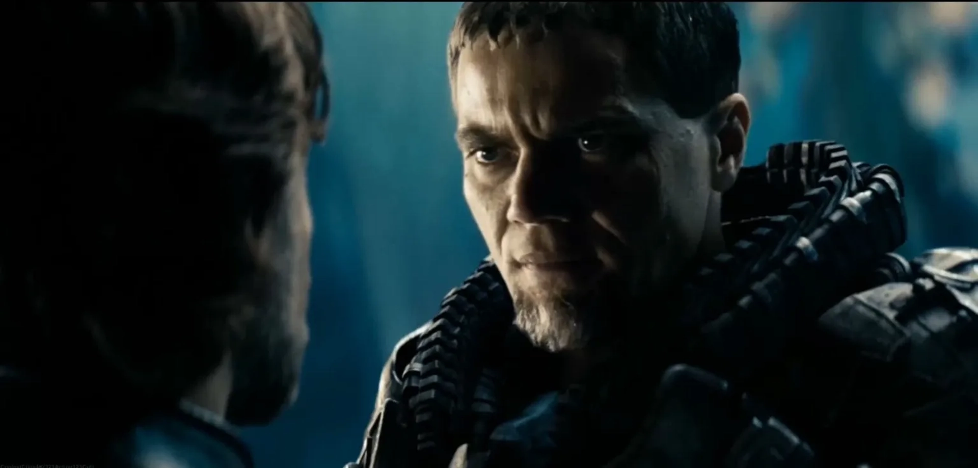 Russell Crowe and Michael Shannon in Man of Steel (2013)