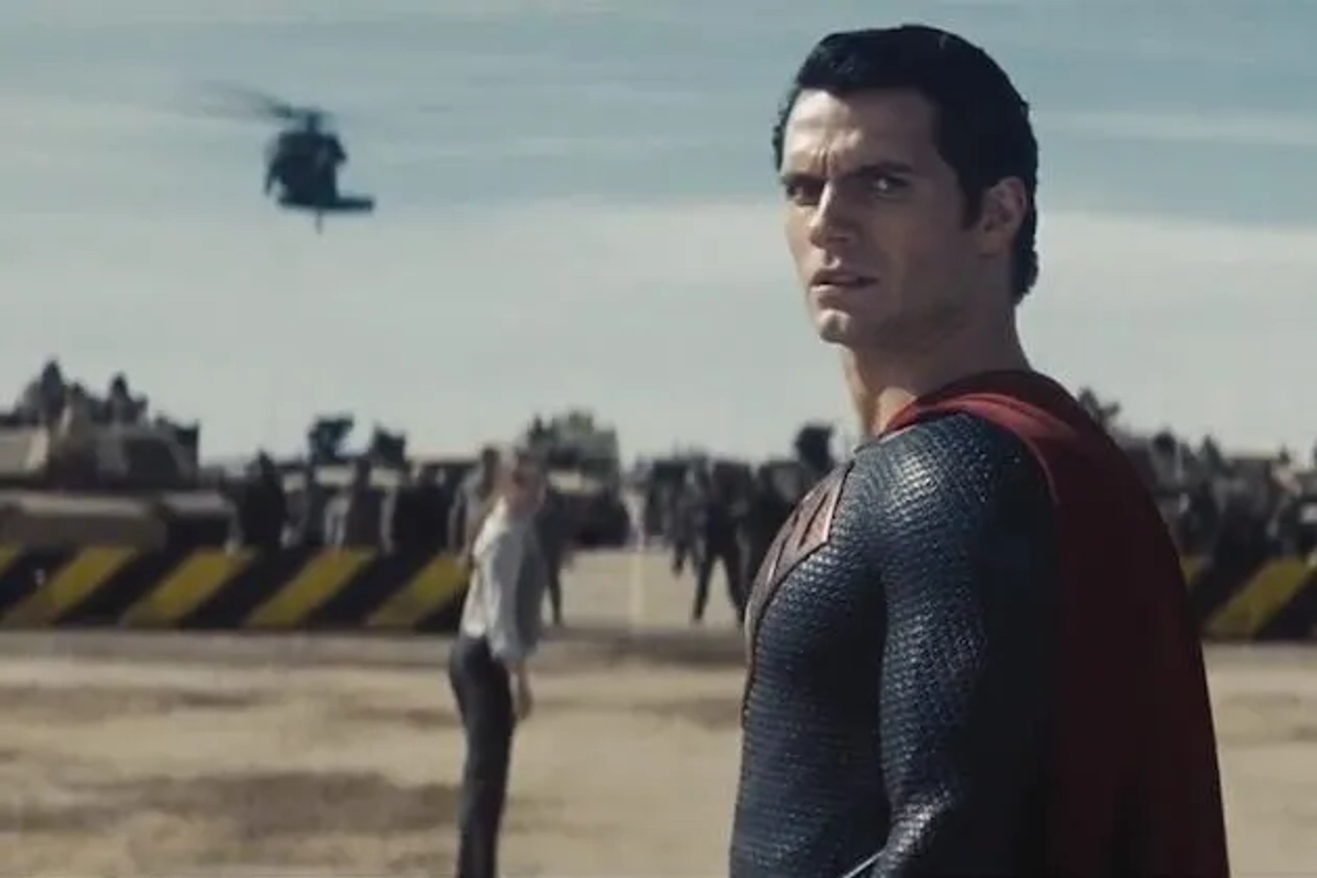 Amy Adams and Henry Cavill in Man of Steel (2013)