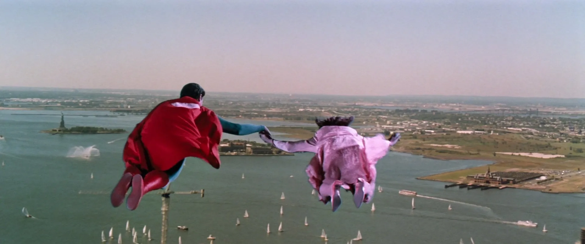 Christopher Reeve and Margot Kidder in Superman IV: The Quest for Peace (1987)