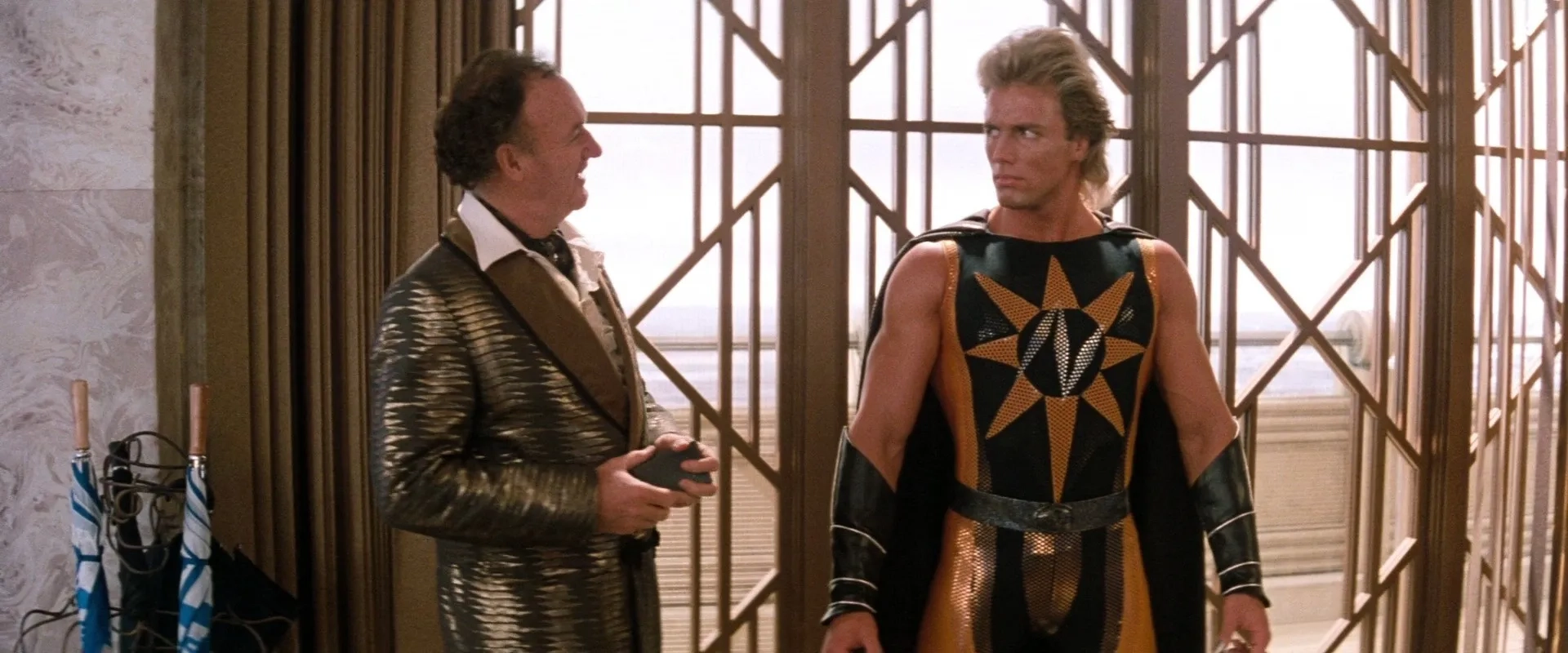 Gene Hackman and Mark Pillow in Superman IV: The Quest for Peace (1987)