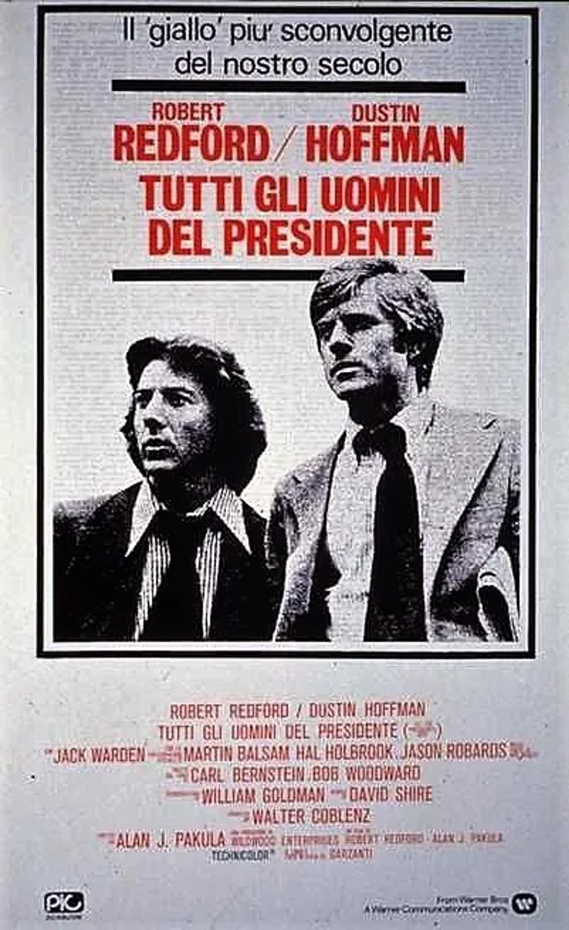 Dustin Hoffman and Robert Redford in All the President's Men (1976)