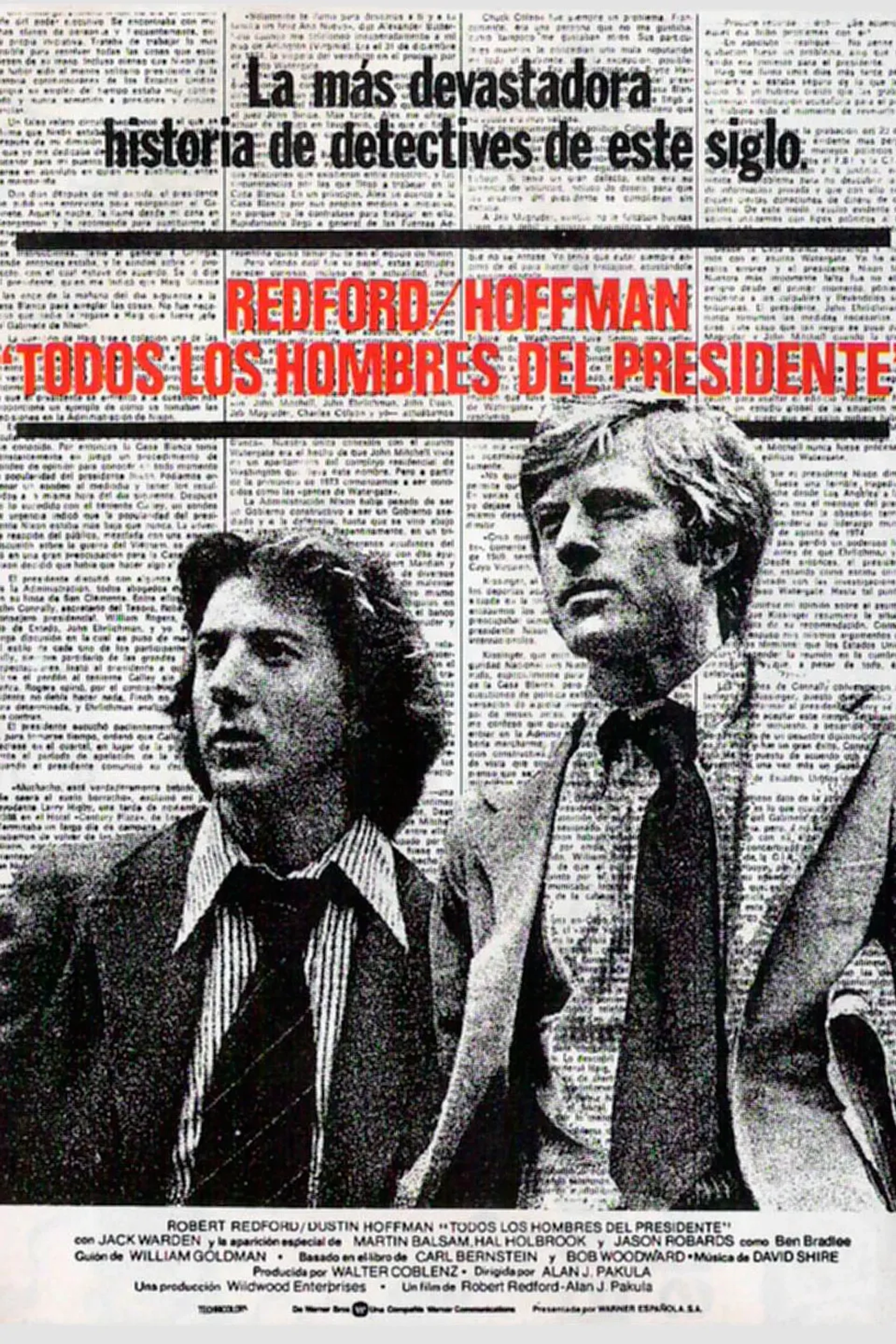 Dustin Hoffman and Robert Redford in All the President's Men (1976)