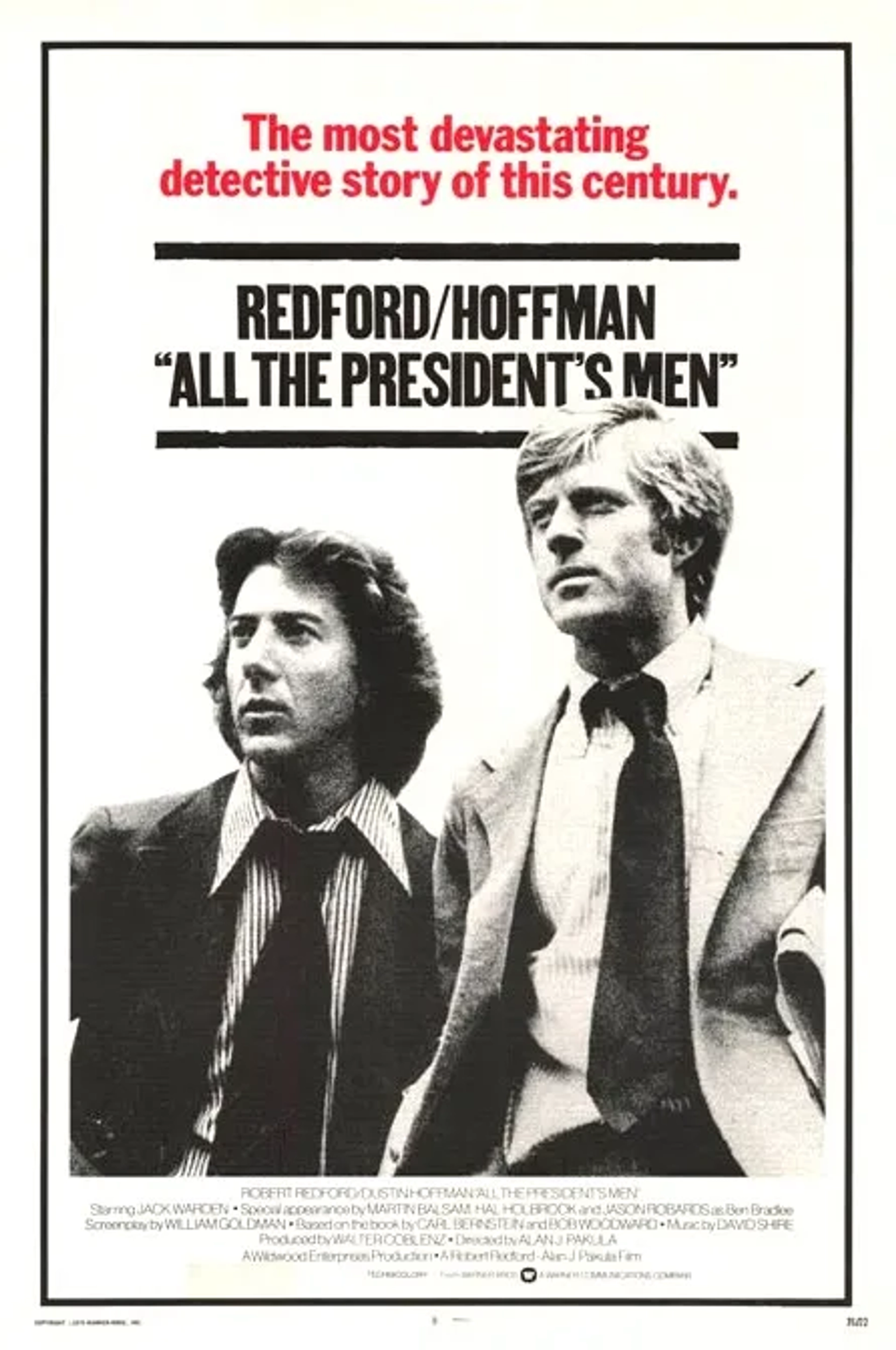 Dustin Hoffman and Robert Redford in All the President's Men (1976)