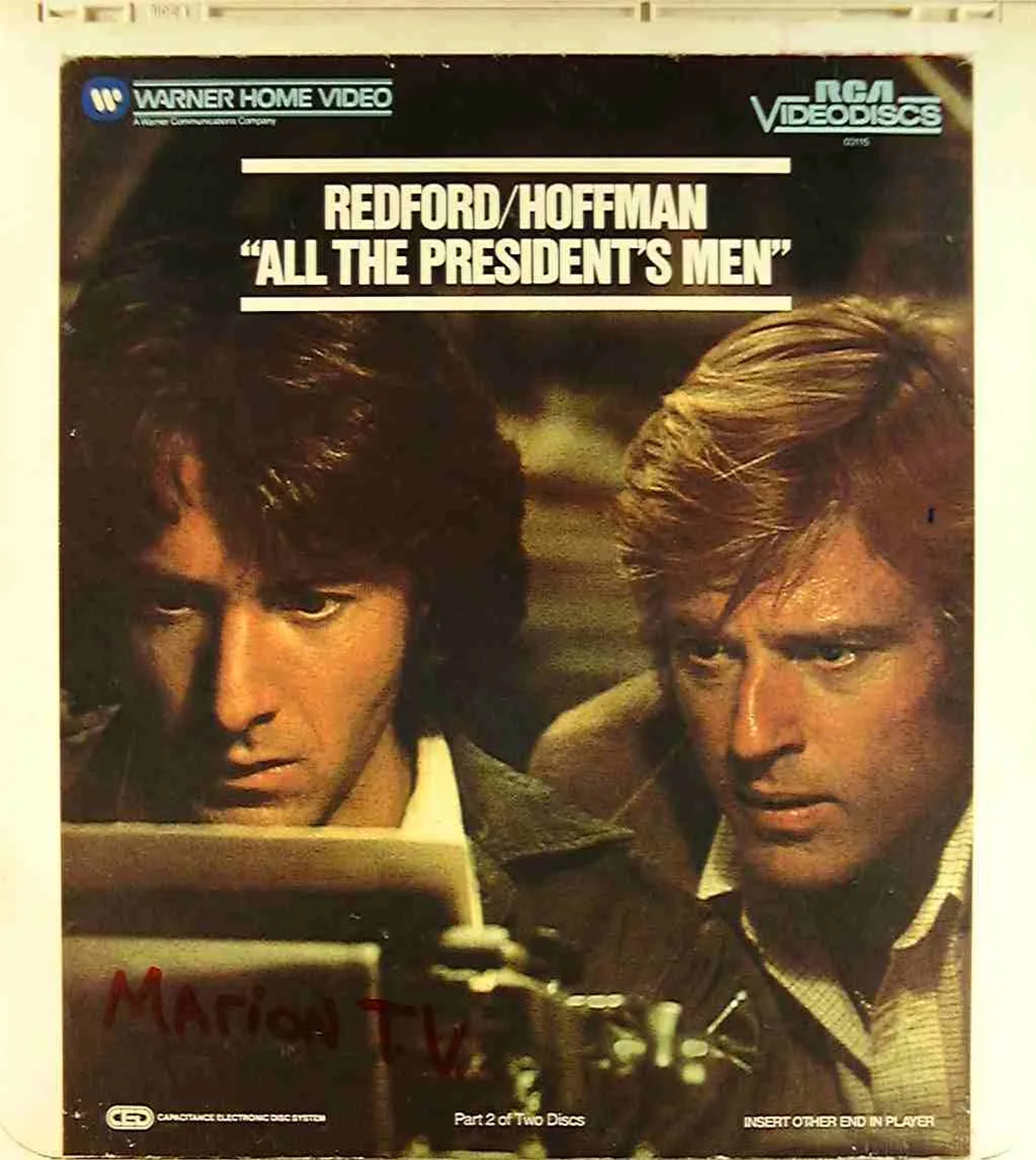 Dustin Hoffman and Robert Redford in All the President's Men (1976)