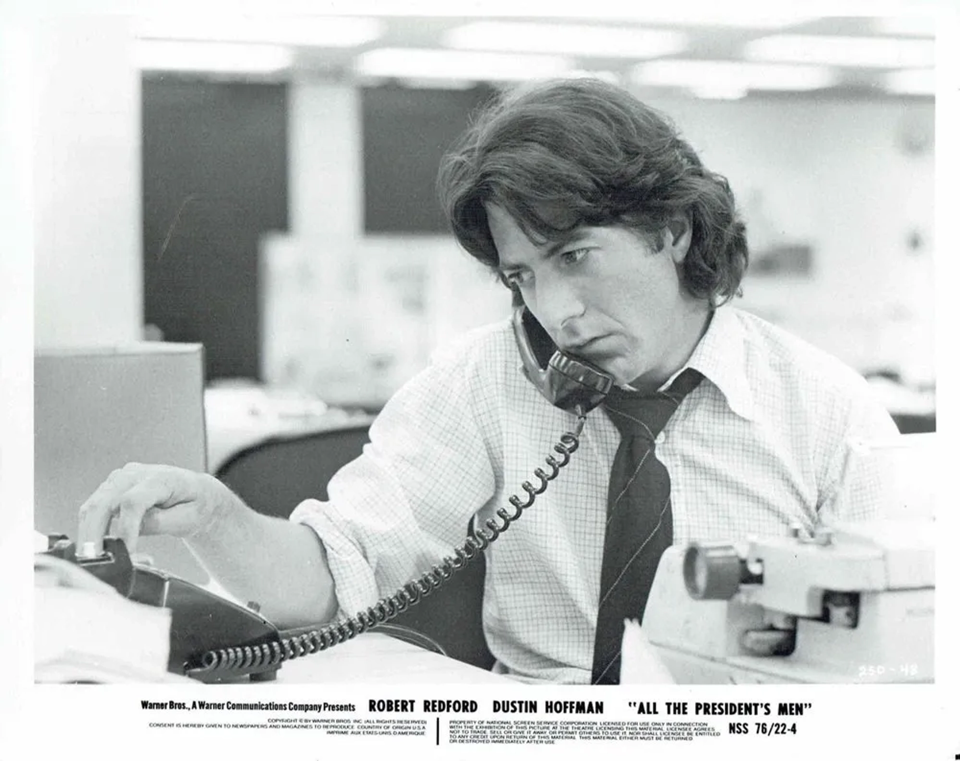 Dustin Hoffman in All the President's Men (1976)