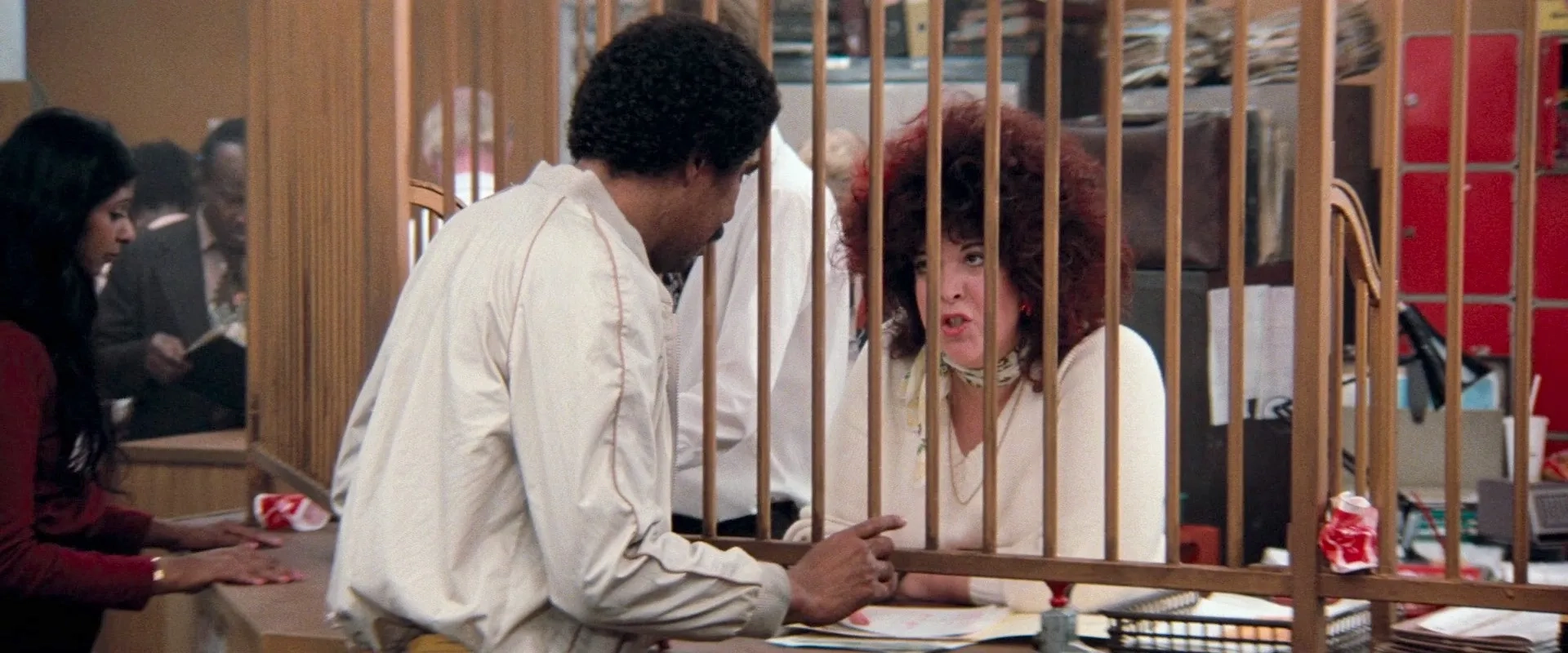 Richard Pryor and Nancy Roberts in Superman III (1983)