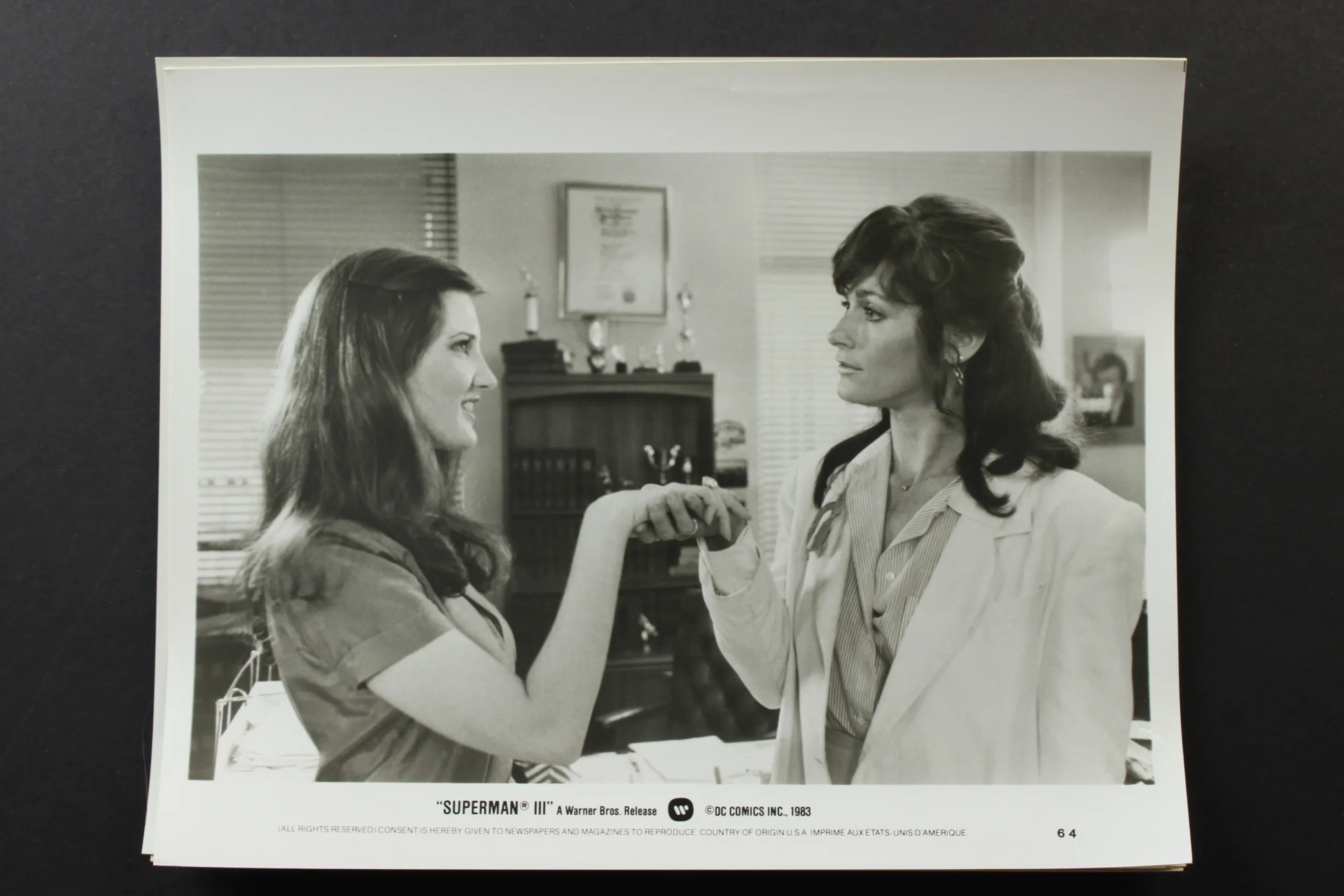 Annette O'Toole and Margot Kidder in Superman III (1983)