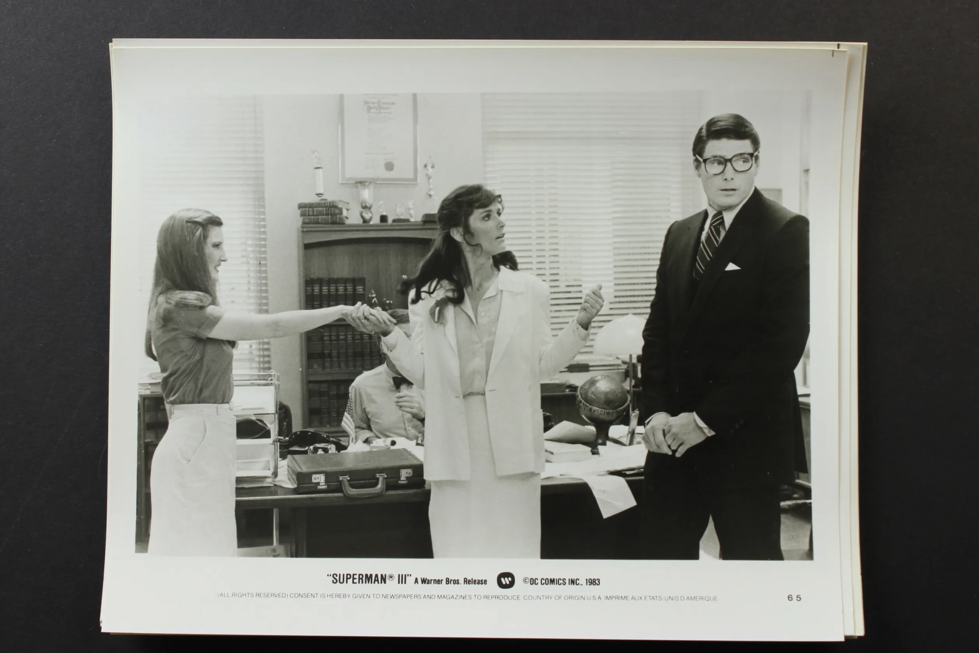 Annette O'Toole, Christopher Reeve, Jackie Cooper, and Margot Kidder in Superman III (1983)