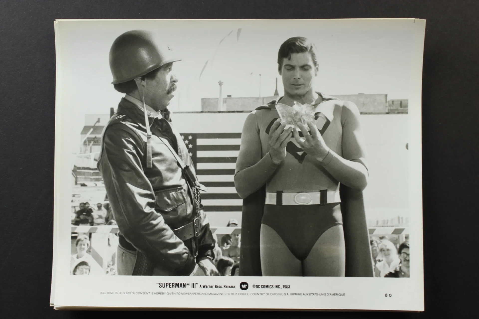 Richard Pryor and Christopher Reeve in Superman III (1983)