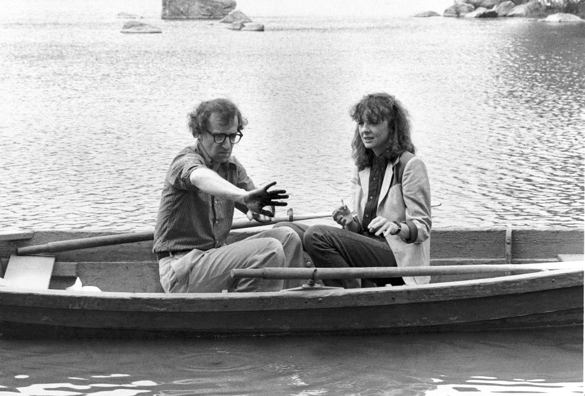 Woody Allen and Diane Keaton in Manhattan (1979)