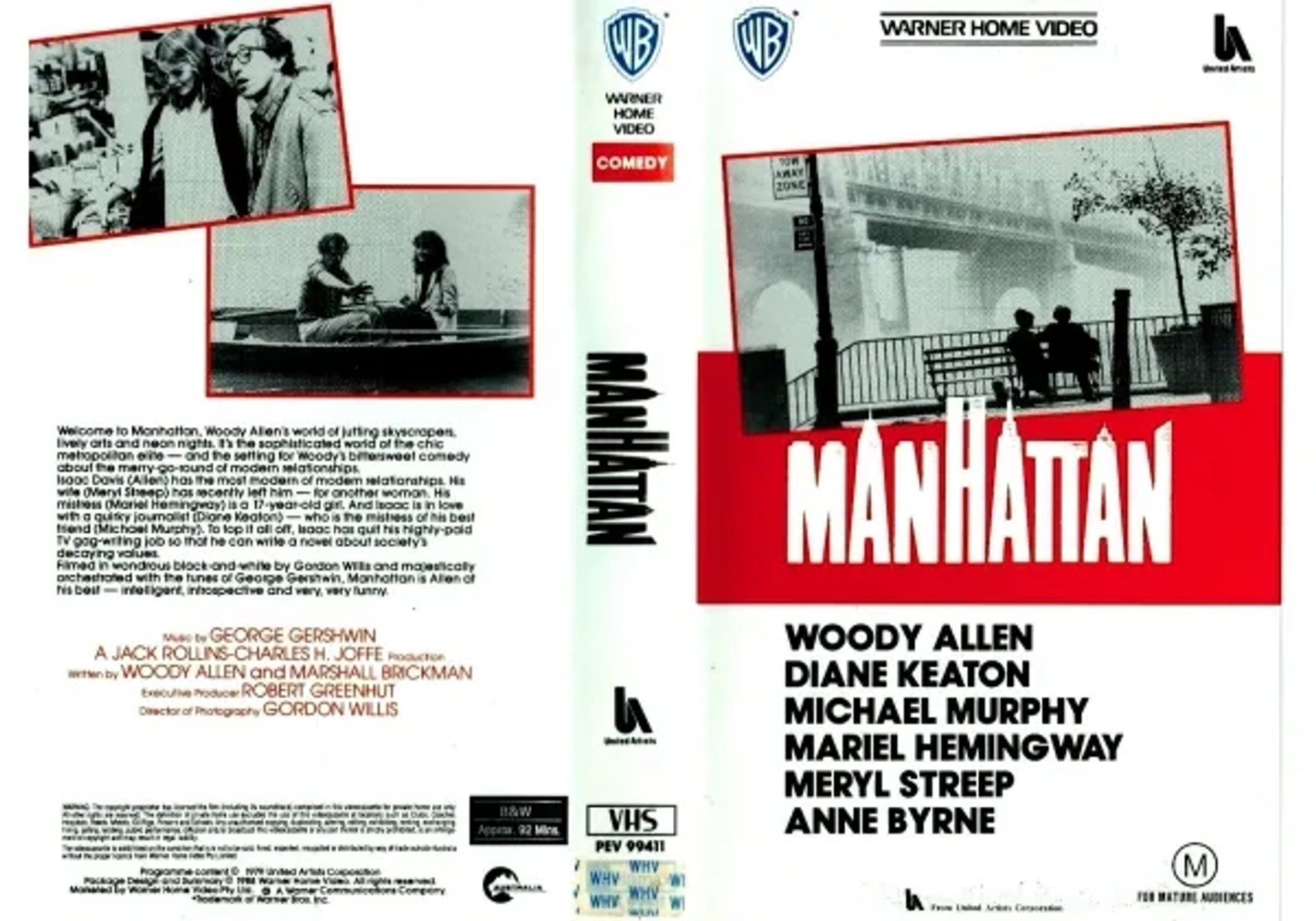 Woody Allen and Mariel Hemingway in Manhattan (1979)