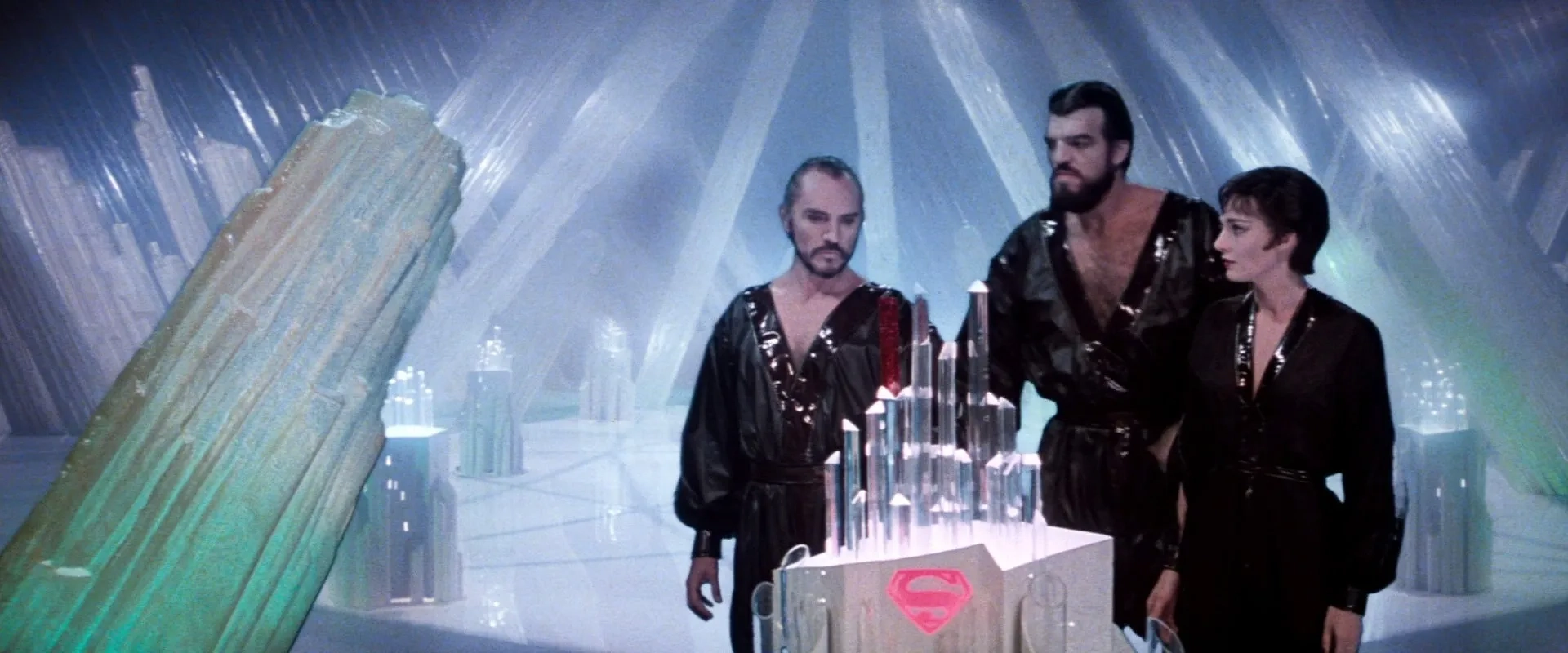 Terence Stamp, Sarah Douglas, and Jack O'Halloran in Superman II (1980)