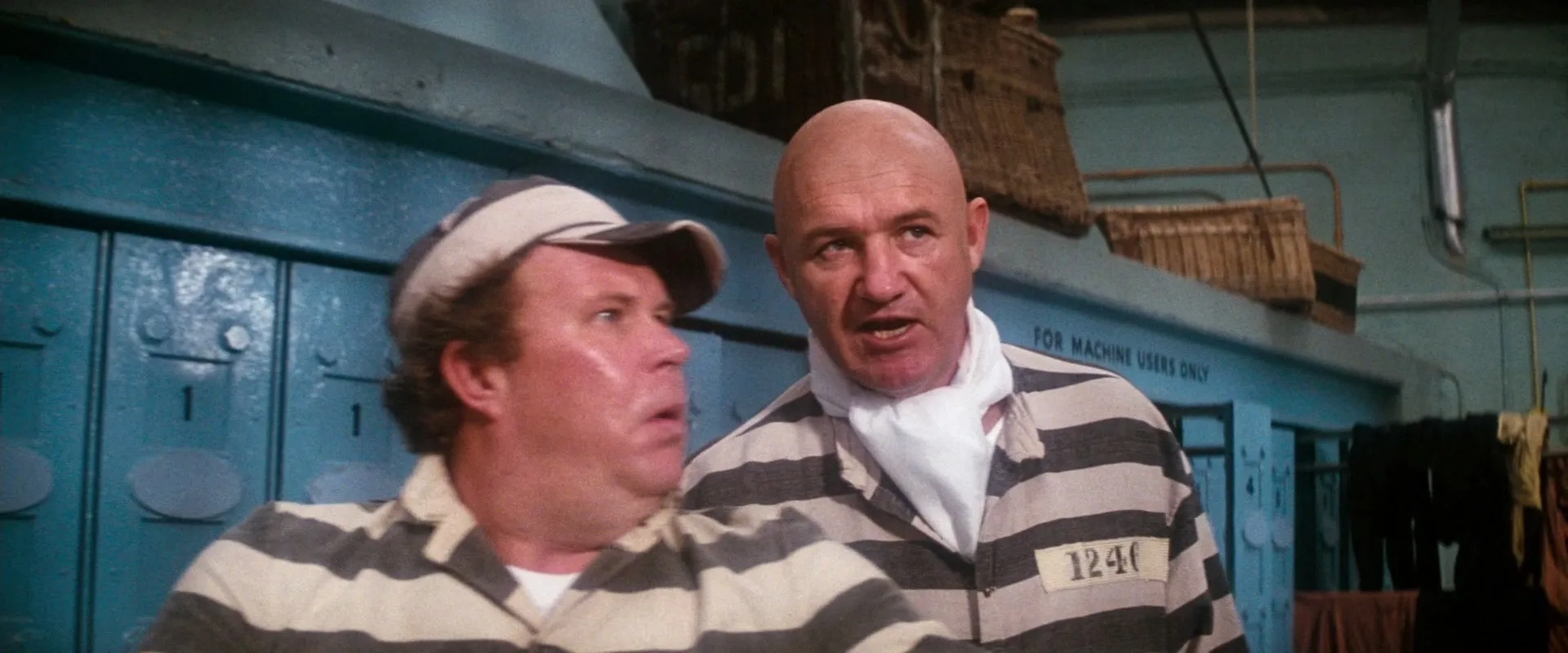 Gene Hackman and Ned Beatty in Superman II (1980)