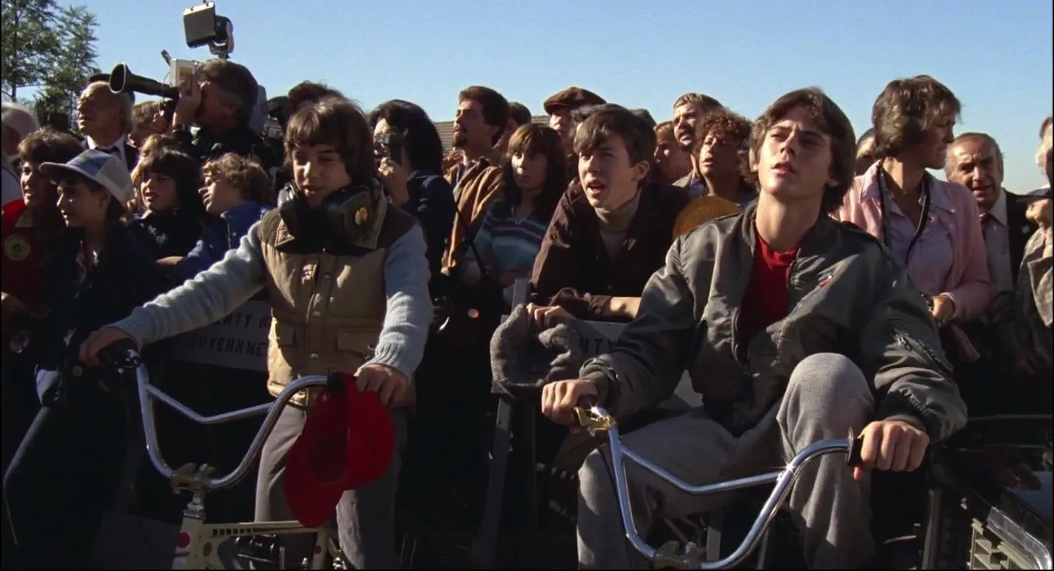 C. Thomas Howell, Sean Frye, and K.C. Martel in E.T. the Extra-Terrestrial (1982)