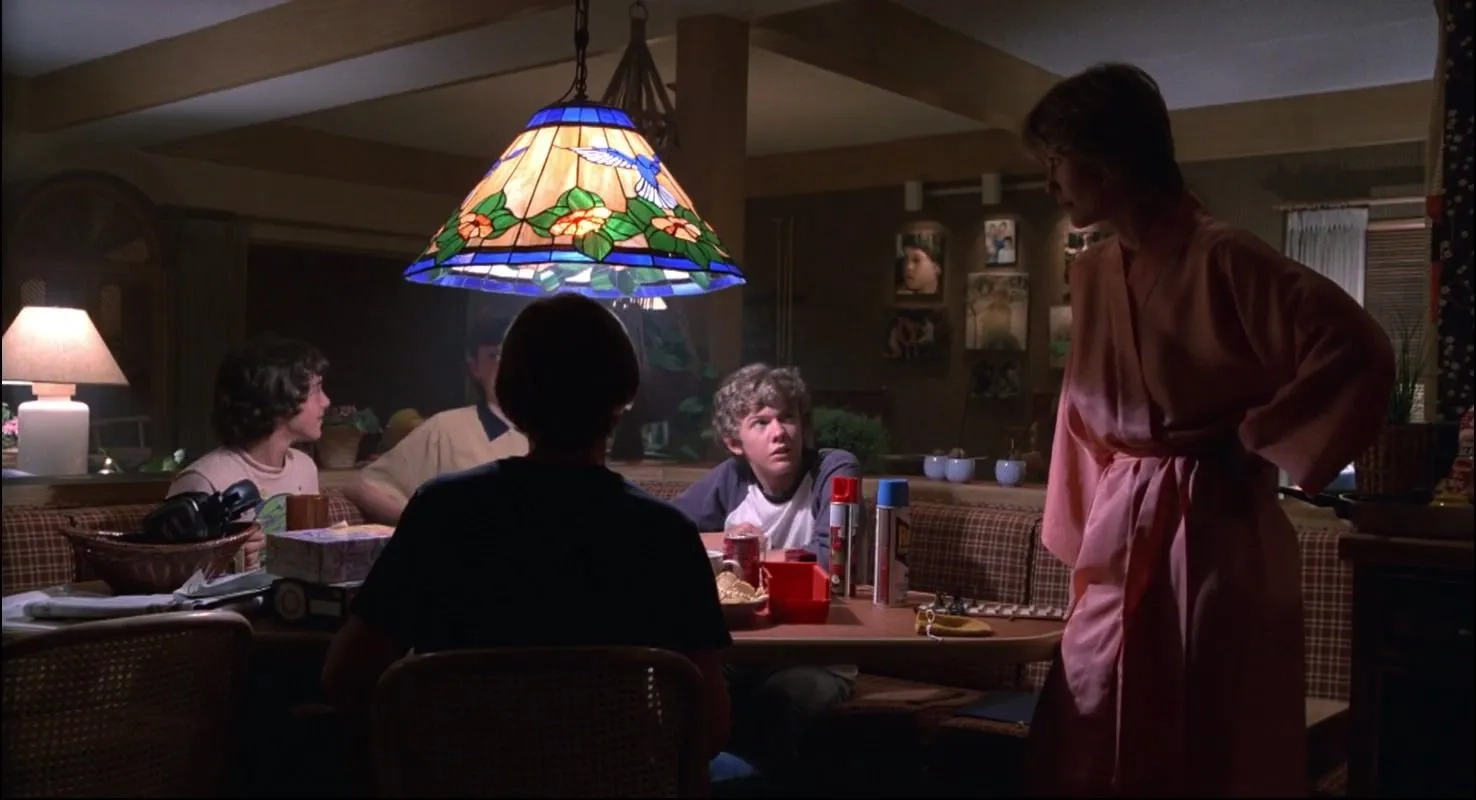 C. Thomas Howell, Sean Frye, Robert MacNaughton, K.C. Martel, and Dee Wallace in E.T. the Extra-Terrestrial (1982)