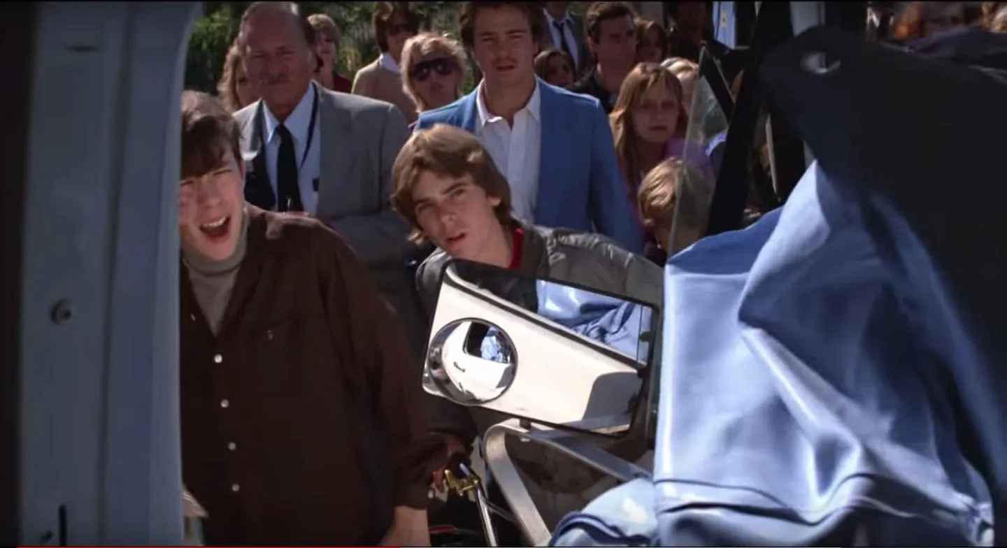 C. Thomas Howell, Sean Frye, and Robert MacNaughton in E.T. the Extra-Terrestrial (1982)