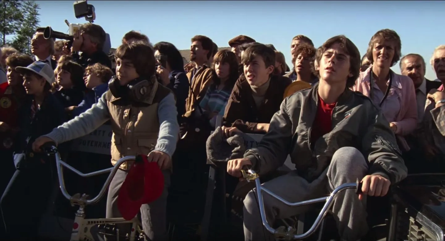 C. Thomas Howell, Sean Frye, and K.C. Martel in E.T. the Extra-Terrestrial (1982)