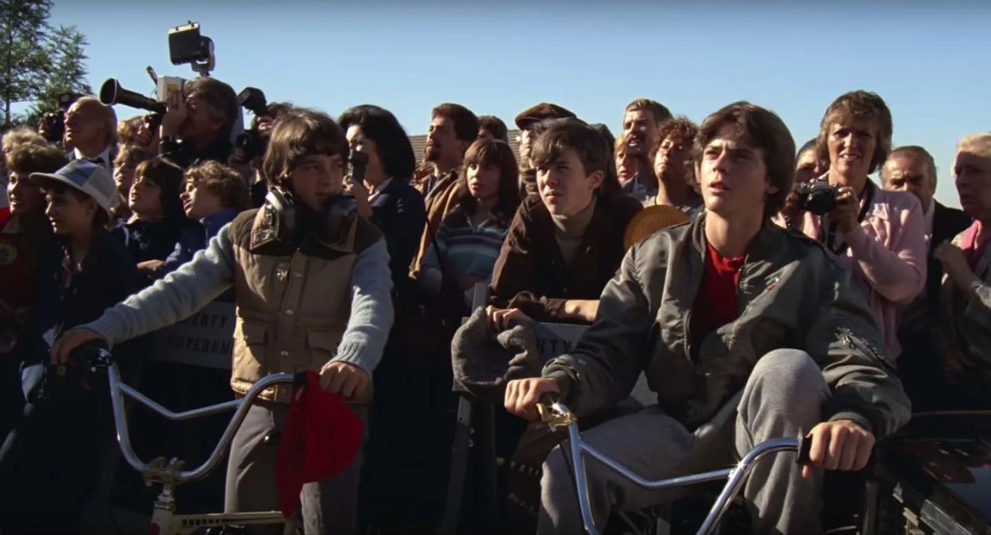 C. Thomas Howell, Sean Frye, and K.C. Martel in E.T. the Extra-Terrestrial (1982)