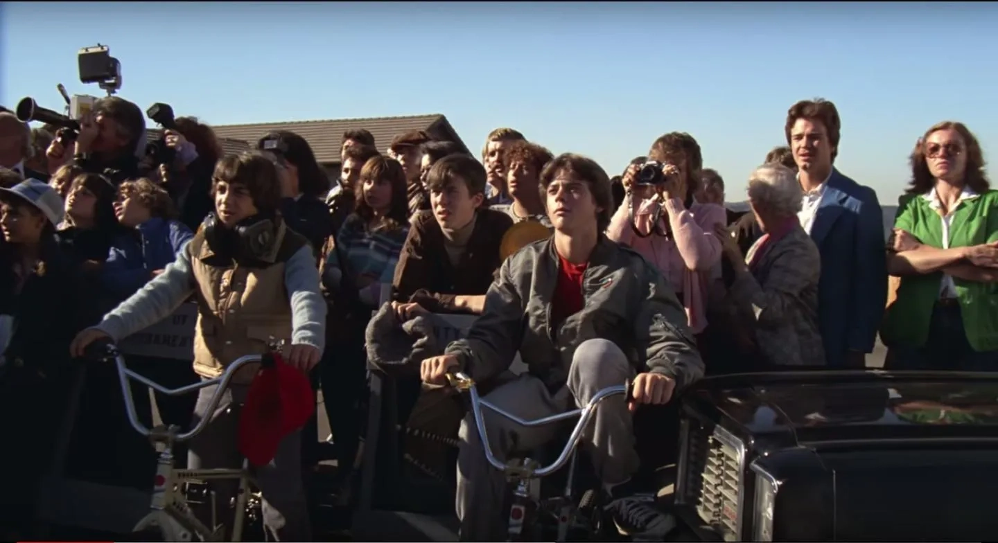 C. Thomas Howell, Sean Frye, and K.C. Martel in E.T. the Extra-Terrestrial (1982)