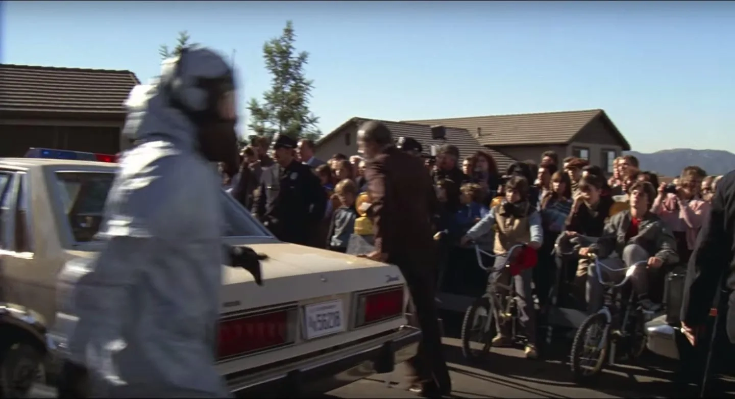 C. Thomas Howell, Sean Frye, K.C. Martel, and Michael Darrell in E.T. the Extra-Terrestrial (1982)