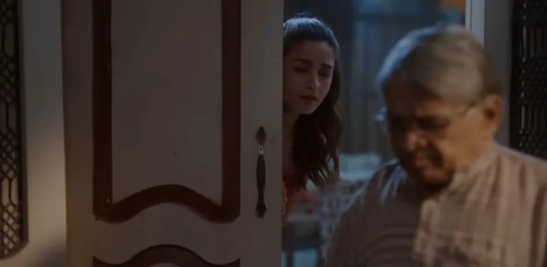 Alia Bhatt and Ajit Kelkar in Darlings (2022)