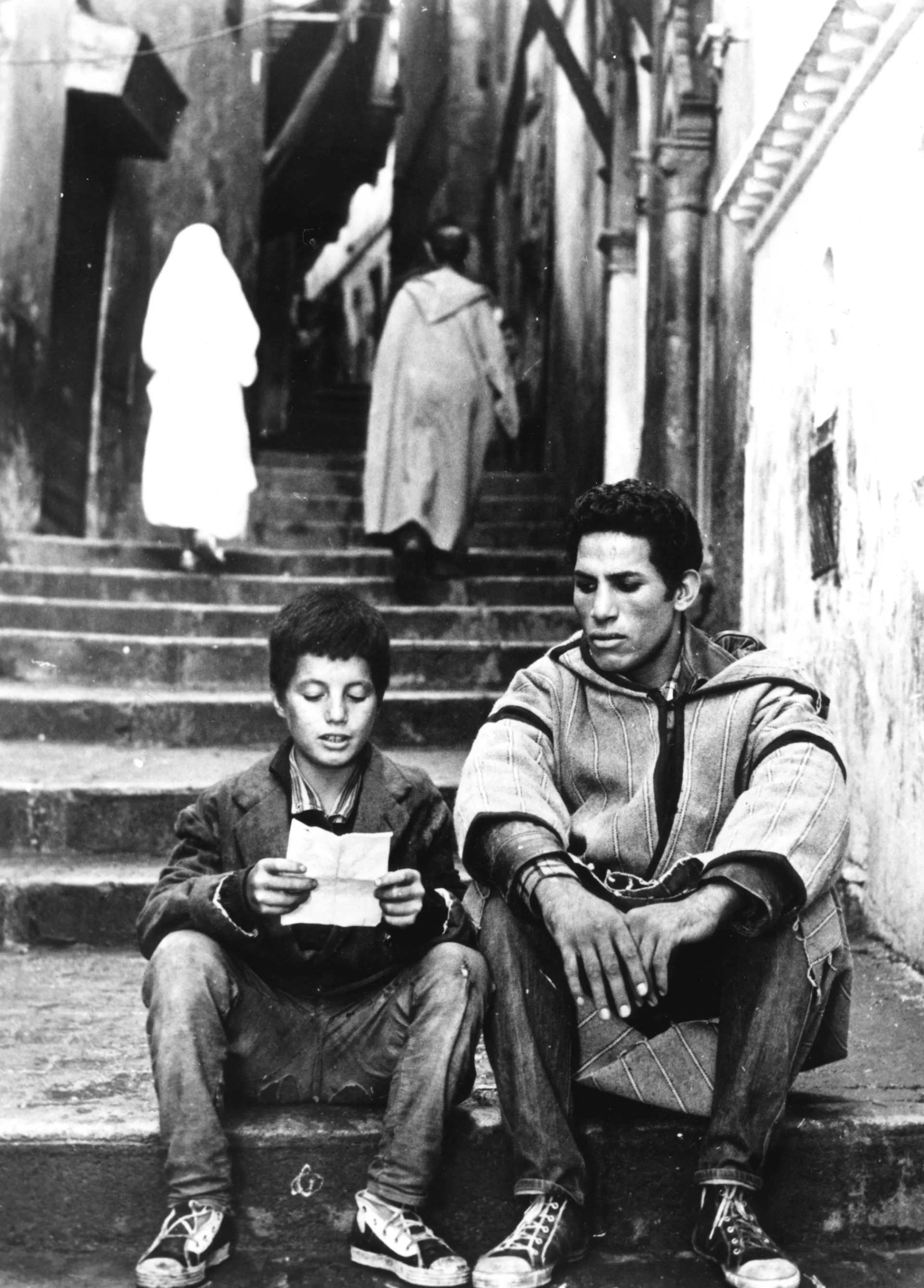 Mohamed Ben Kassen and Brahim Hadjadj in The Battle of Algiers (1966)