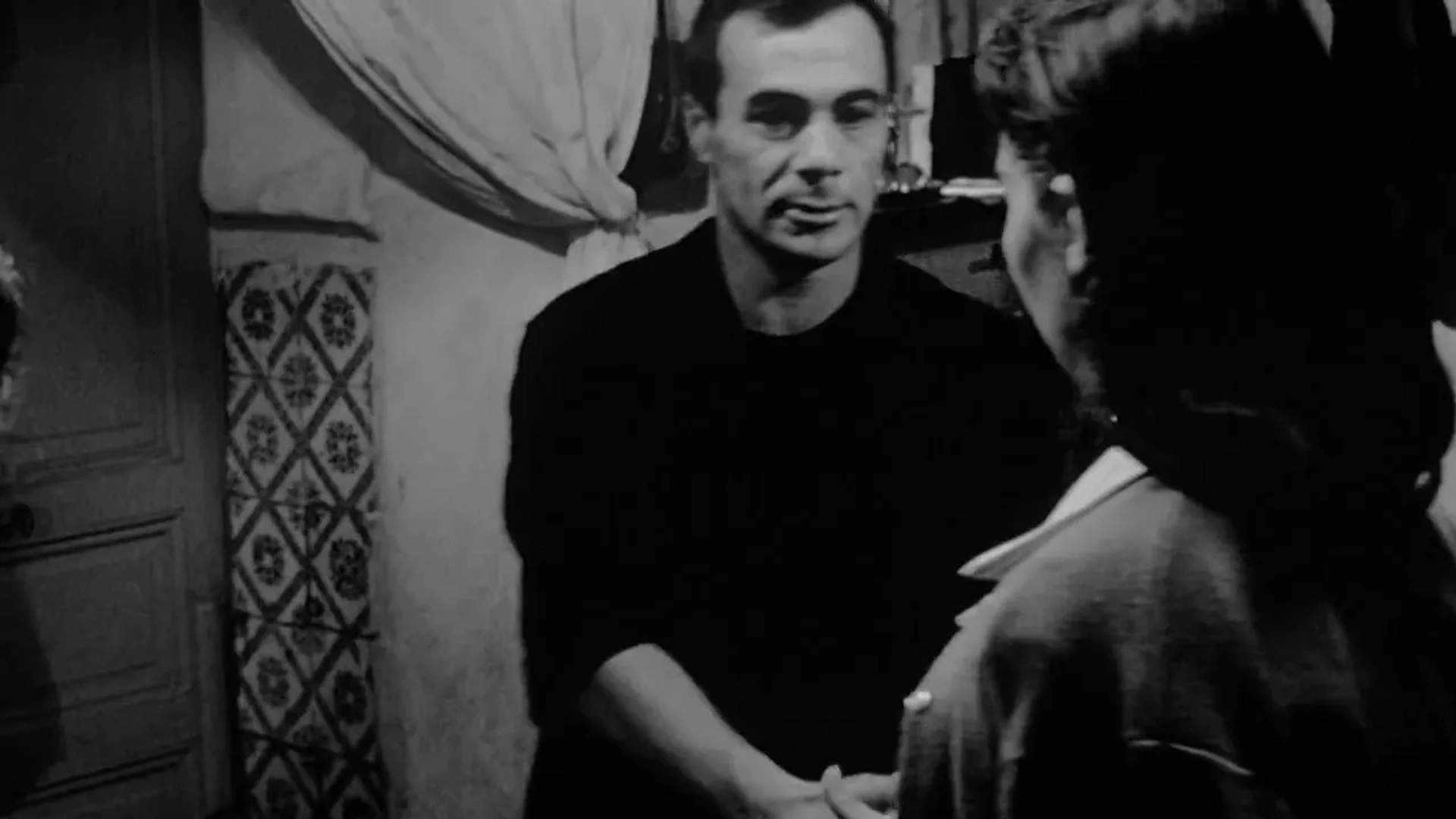 Fouzia El Kader and Yacef Saadi in The Battle of Algiers (1966)